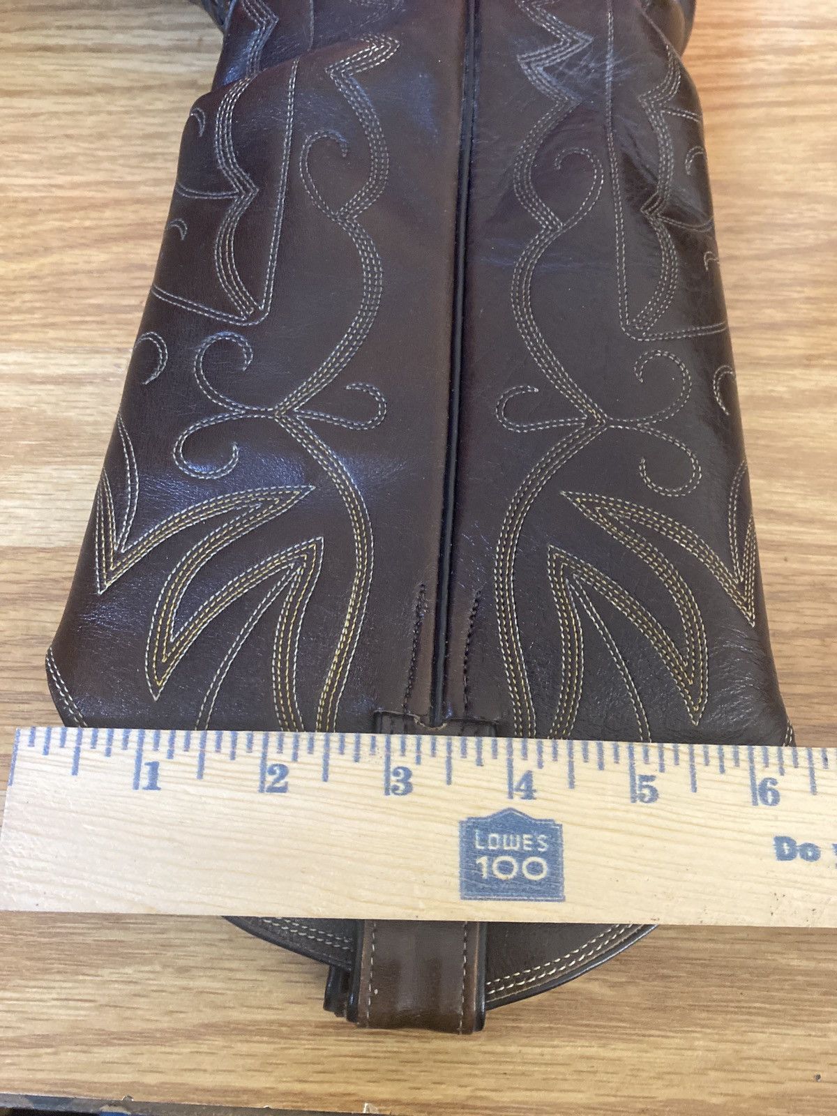 Justin Boots Justin 1979 Cowboy Boots Pre-Ban Brown Sea Turtle Print 9 B Size US 9 / EU 42 - 17 Thumbnail