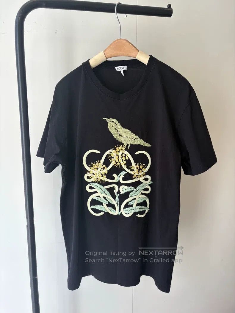 Loewe Loewe Green Gradient Embroidered Black Short Sleeve Size US XS / EU 42 / 0 - 1 Thumbnail