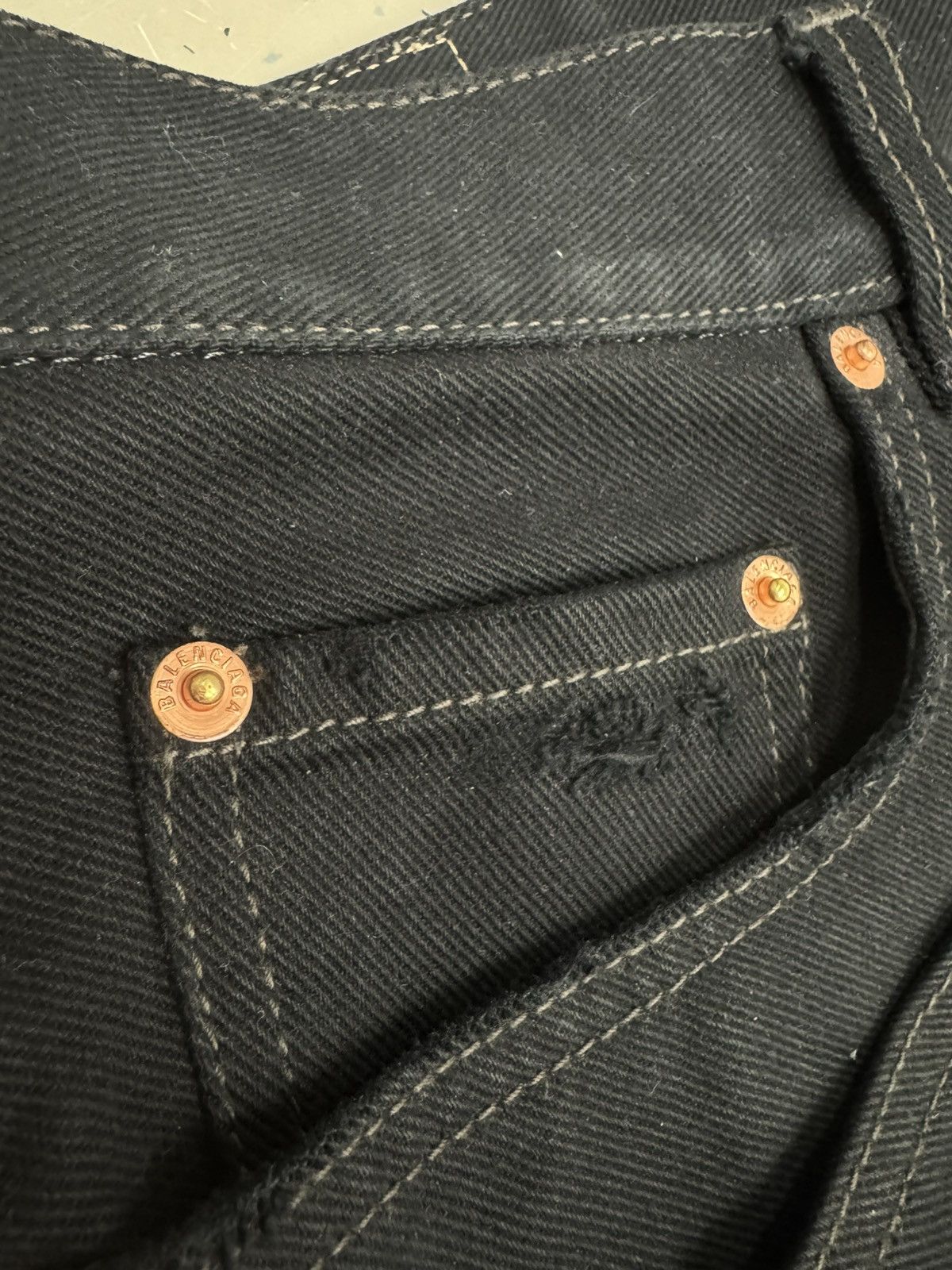 Balenciaga Balenciaga baggy jeans front pockets Size US 31 - 16 Thumbnail