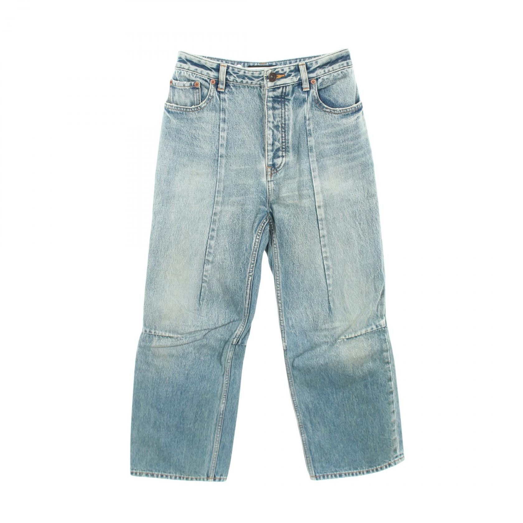 Balenciaga Balenciaga Balenciaga Cotton Denim Pants Textile Jeans DUTY FREE for USA Size ONE SIZE - 1 Thumbnail