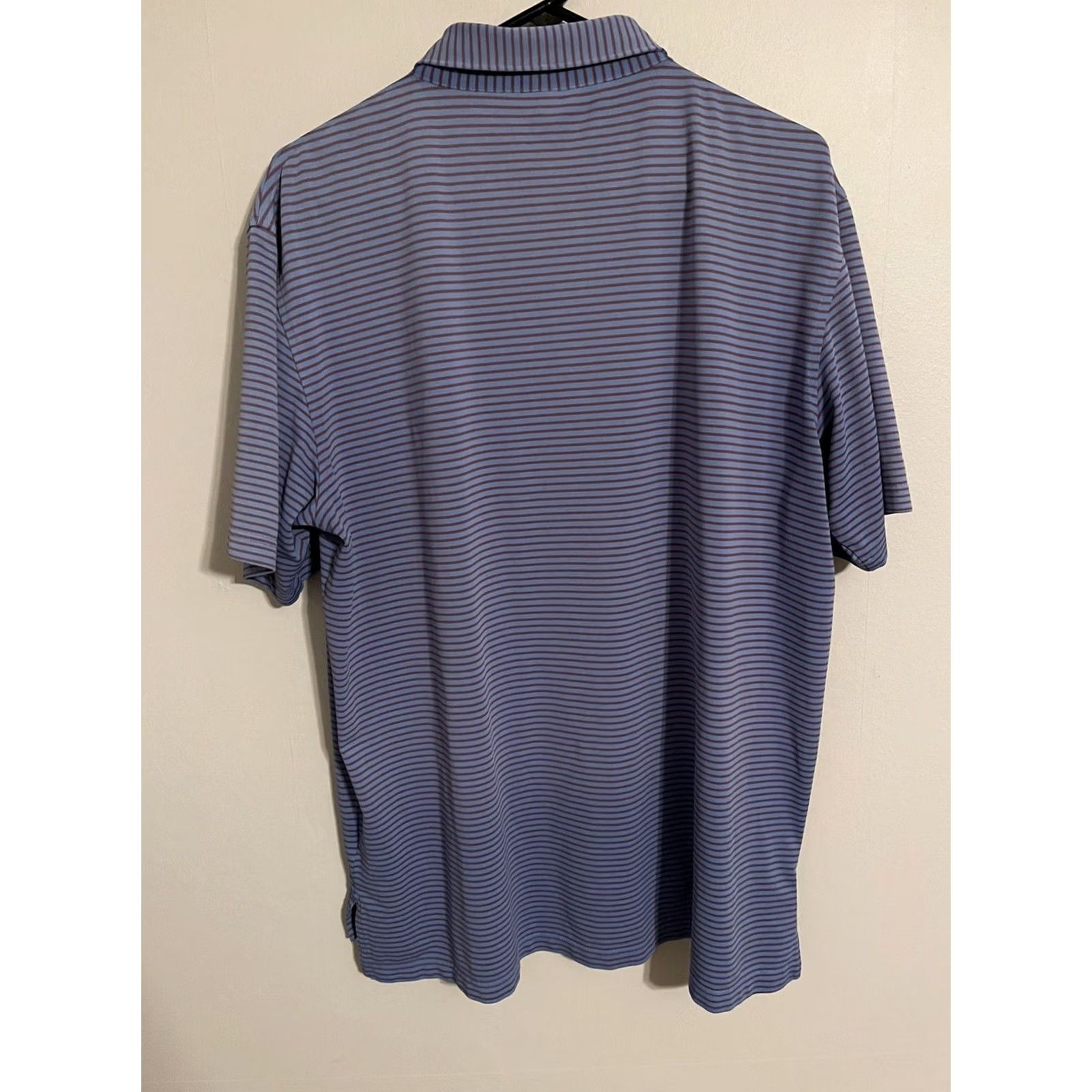 Peter Millar Peter Millar Polo Shirt Golf Purple Stripes Athletic Men's L Summer Comfort Size US L / EU 52-54 / 3 - 3 Thumbnail