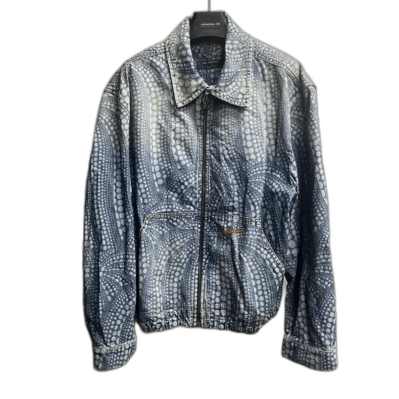 Louis Vuitton Louis Vuitton Blue Denim Jacket with Pumpkin Print Size US L / EU 52-54 / 3 - 1 Thumbnail