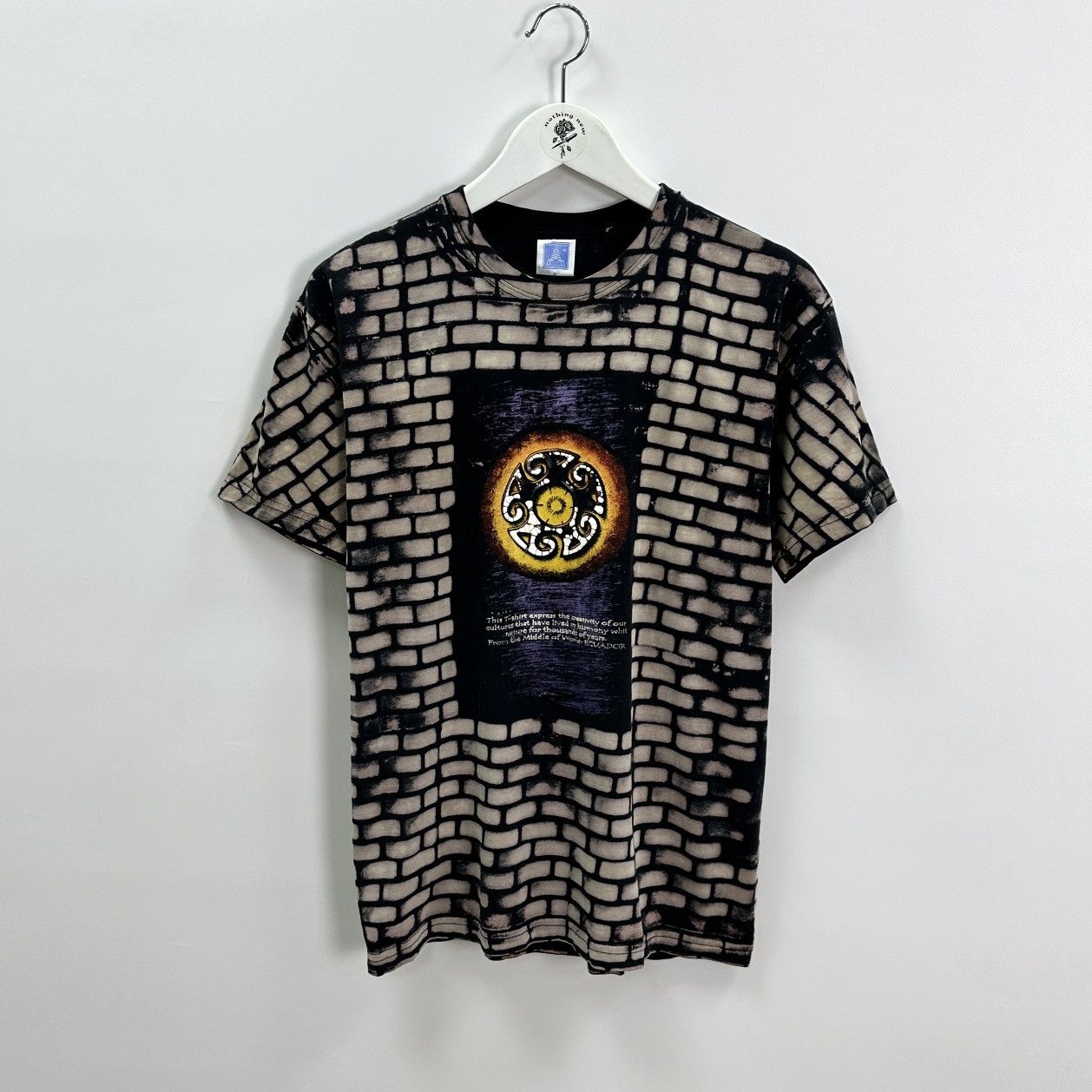 Vintage Vintage 90s Ecuador AOP Bricks tee culture native y2k rare Size US M / EU 48-50 / 2 - 1 Thumbnail