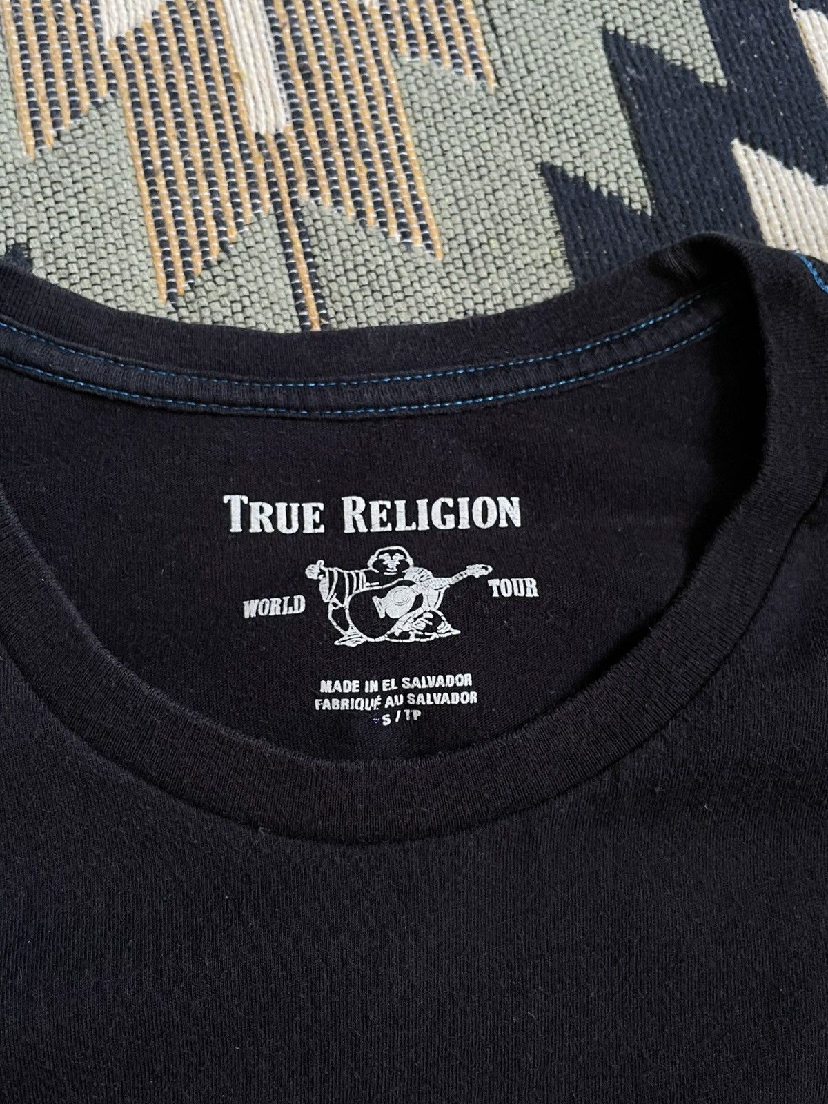 True Religion × Vintage True Religion Y2K Big Logo T-shirt Size US S / EU 44-46 / 1 - 6 Thumbnail