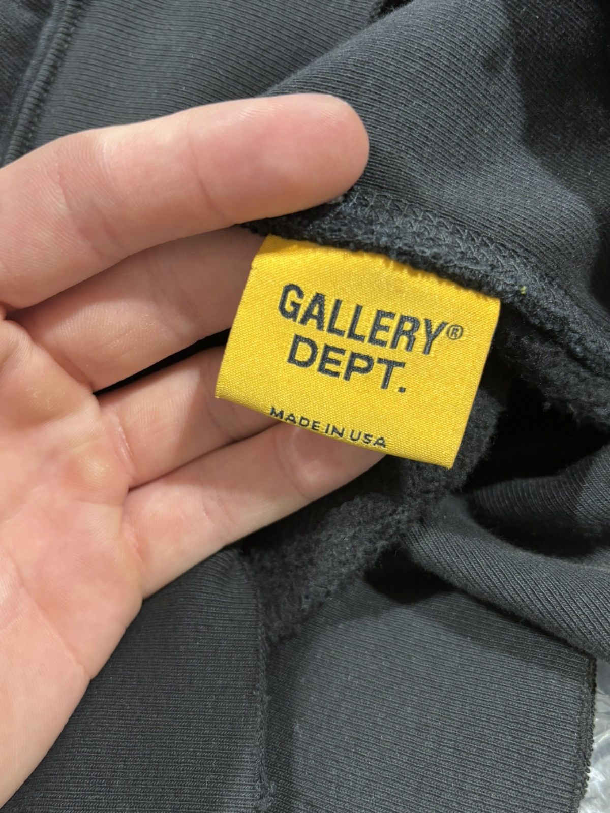 Gallery Dept. Gallery Dept Gym Cut Off Sleeveless Black Hoodie Size US XL / EU 56 / 4 - 6 Thumbnail