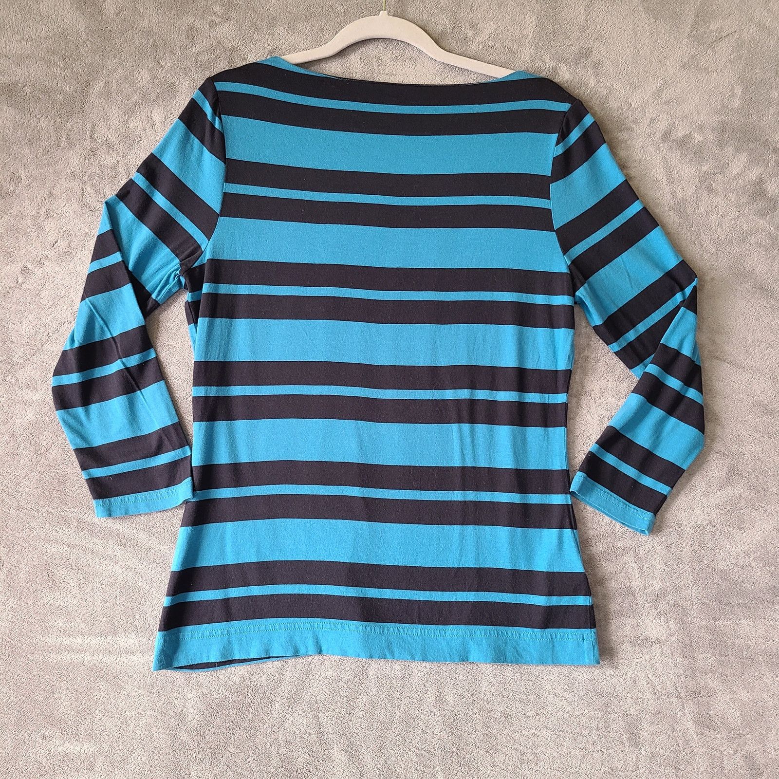 L.L. Bean LL Bean Signature Striped Shirt M Blue/Black Size M / US 6-8 / IT 42-44 - 2 Thumbnail