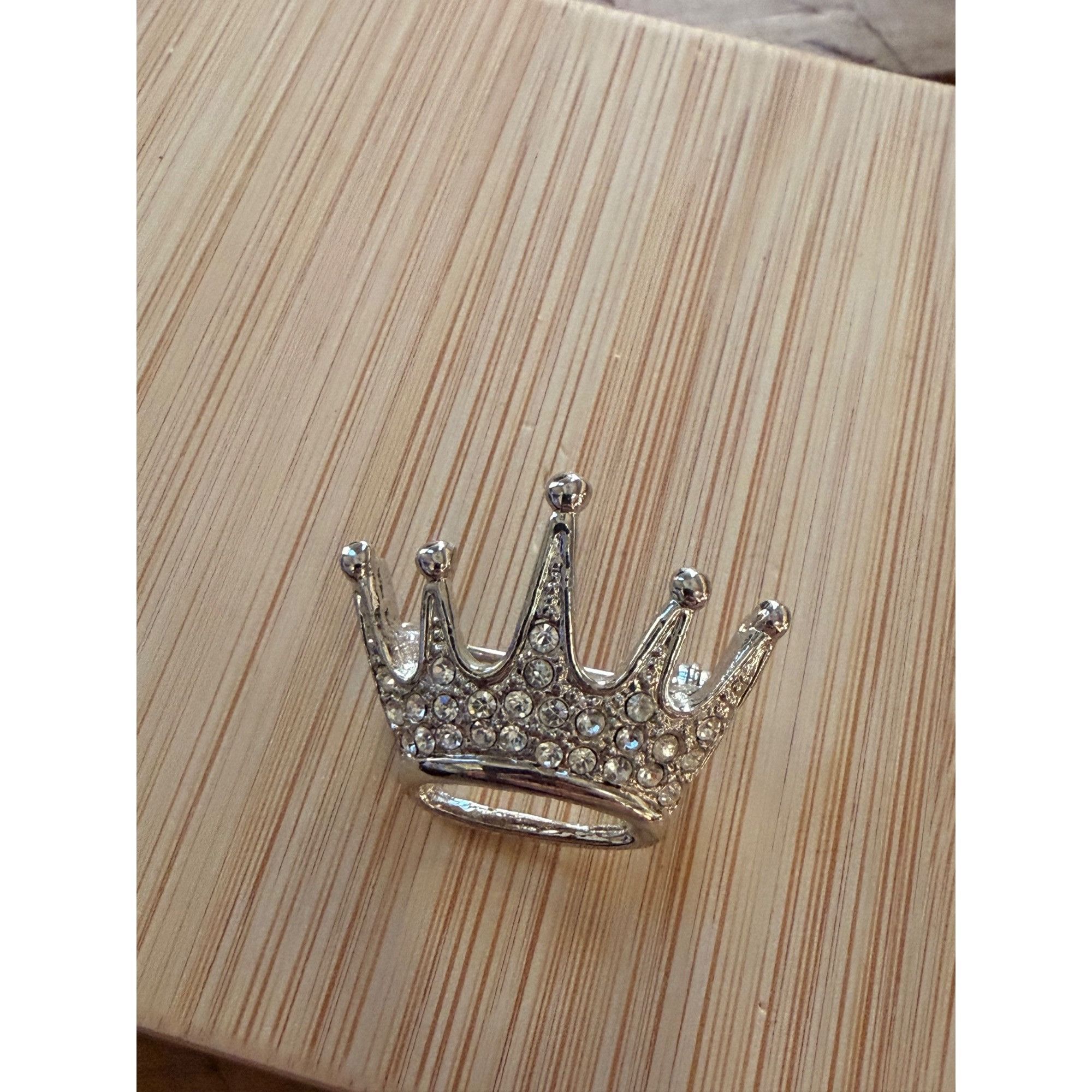 Other Crown-Shaped Rhinestone Brooch Pin In Gift Box Size ONE SIZE - 4 Thumbnail