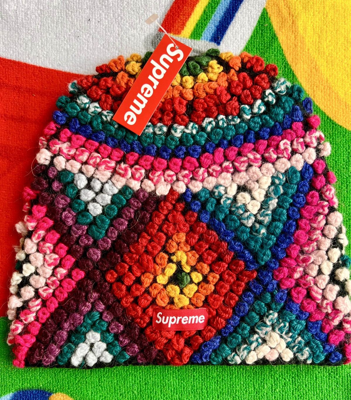 Supreme 25FW Knit Beanie 帽子 Textured