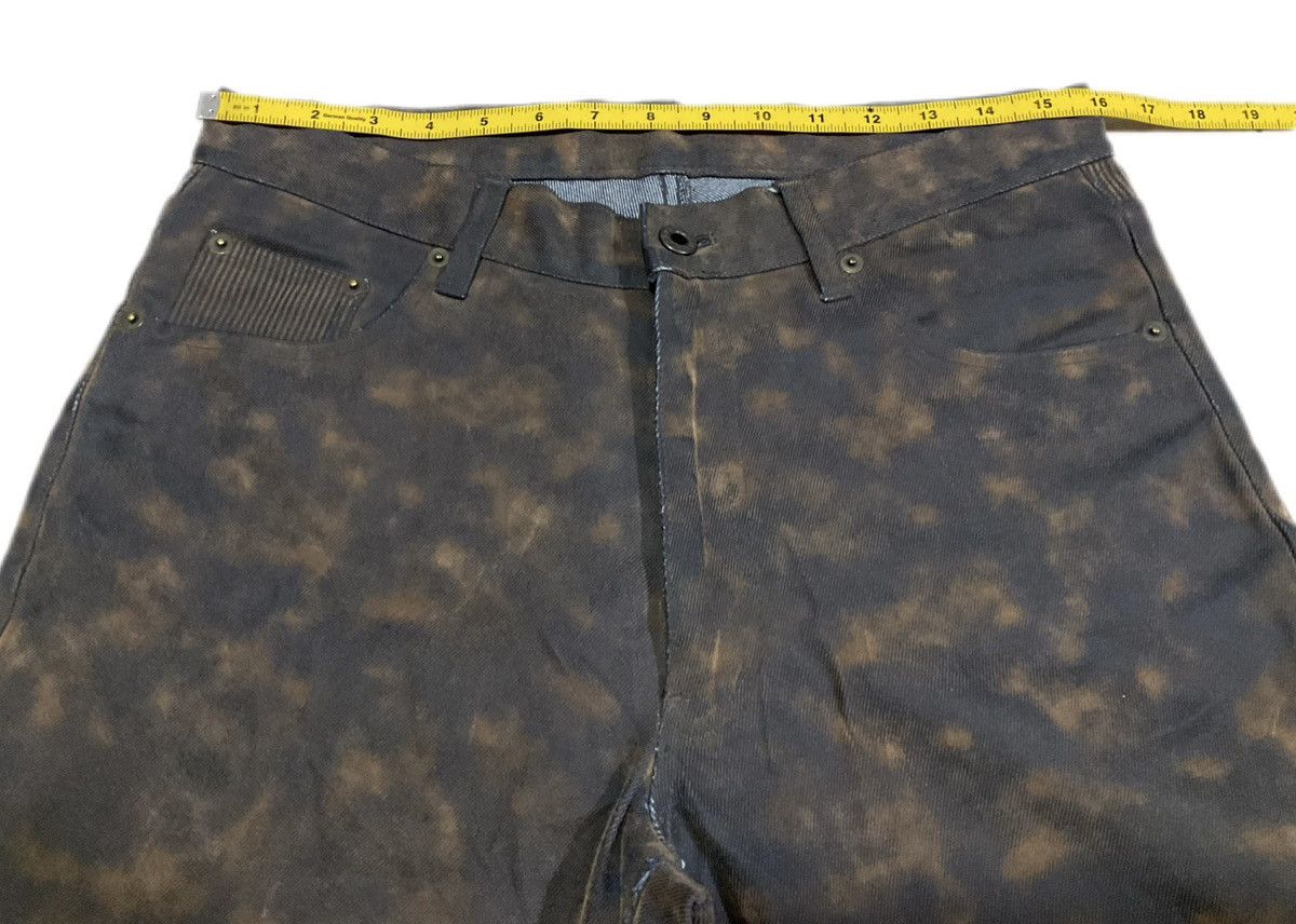 If Six Was Nine 🔥Y2K Archived 291295 Homme Rusty Coated Denim Acid Size US 32 / EU 48 - 15 Thumbnail