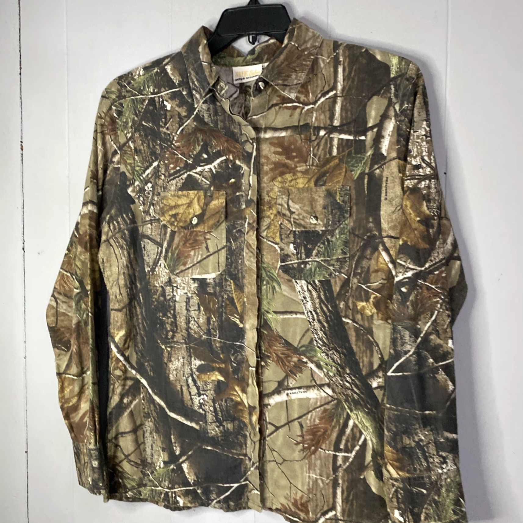 Realtree Realtree She Safari Button Up Camo Long Sleeve Shirt Womens Large L Multicolor Hunting 90s? Size L / US 10 / IT 46 - 6 Thumbnail