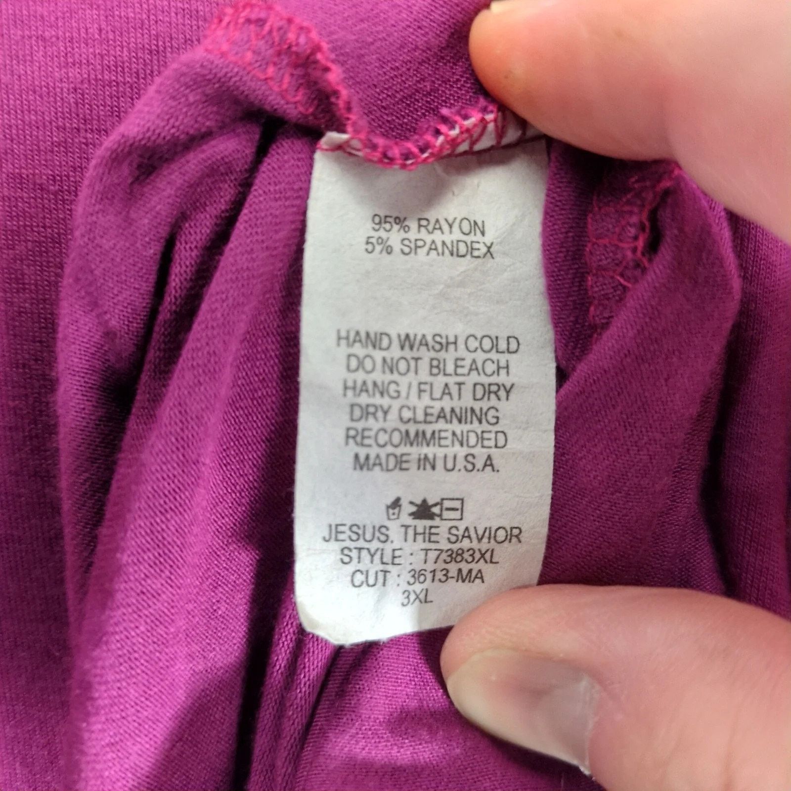 Other Reborn J Fuchsia Midi Swing Dress Plus Size 3XL Buttery Soft Size 3XL / US 20-22 - 4 Thumbnail