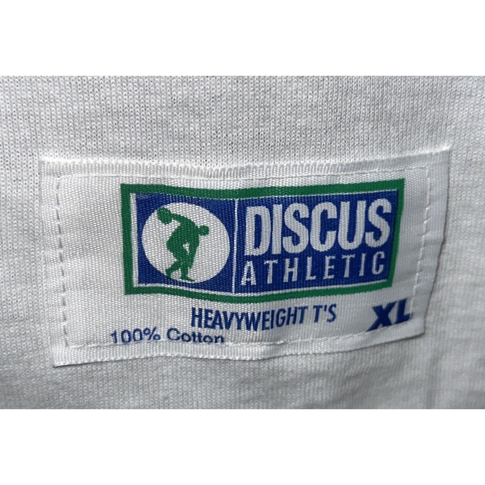 Vintage Discus Athletic Mens White ROYAL CANADIAN ACADEMY Graphic T-Shirt Sz XL USA MADE Size US XL / EU 56 / 4 - 3 Thumbnail
