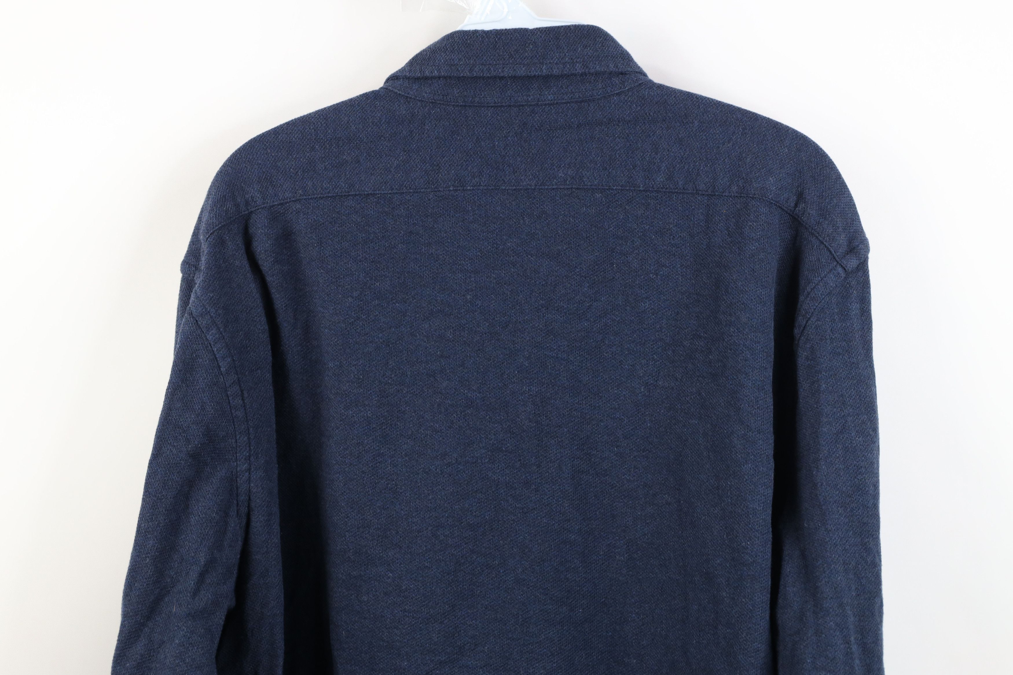 Ralph Lauren Vintage Y2K Ralph Lauren Thermal Knit Button Shirt Blue Size US XL / EU 56 / 4 - 9 Thumbnail