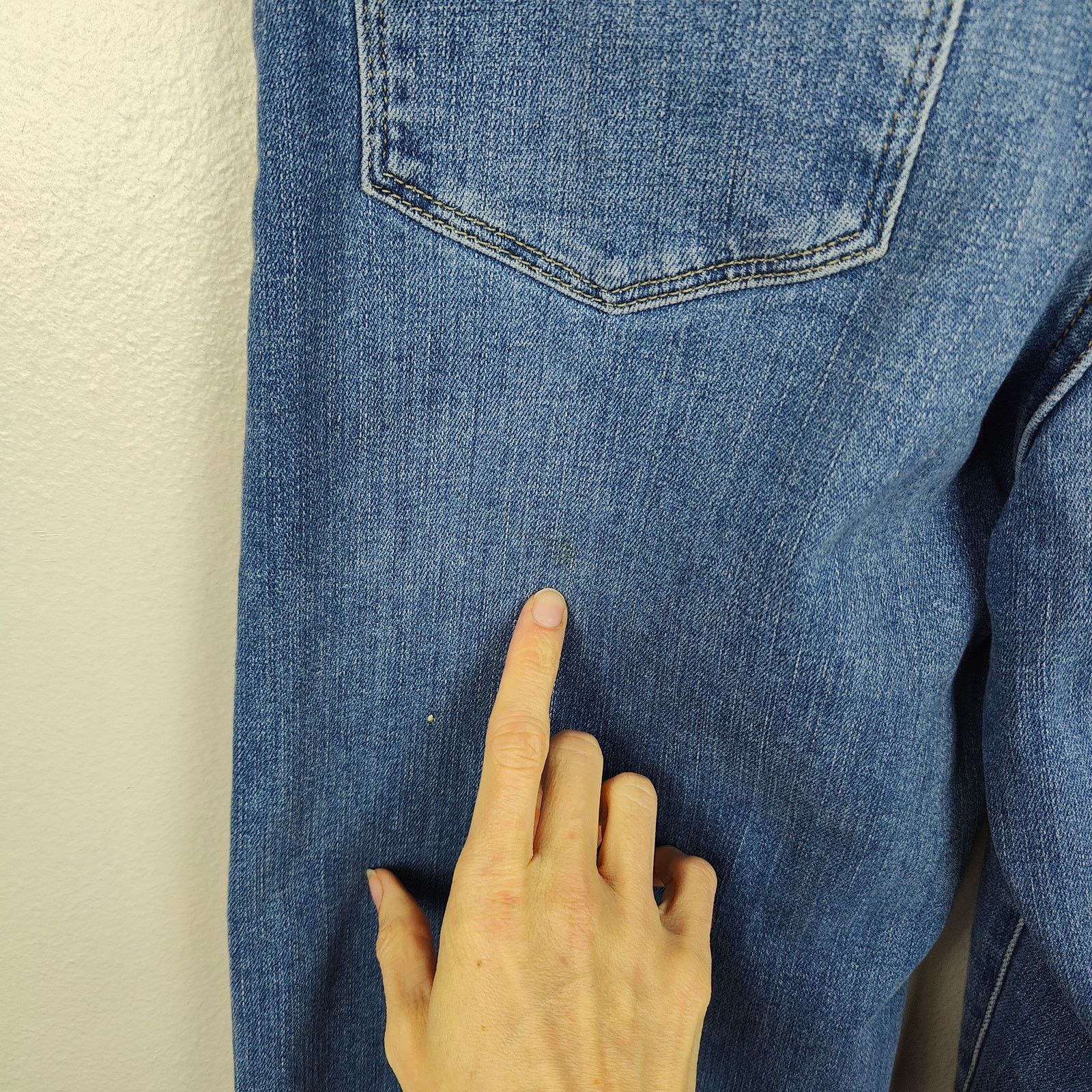 Frame Frame Le Slim Palazzo Jeans Womens 27 Drizzle Medium Wash Size 27" / US 4 / IT 40 - 6 Thumbnail