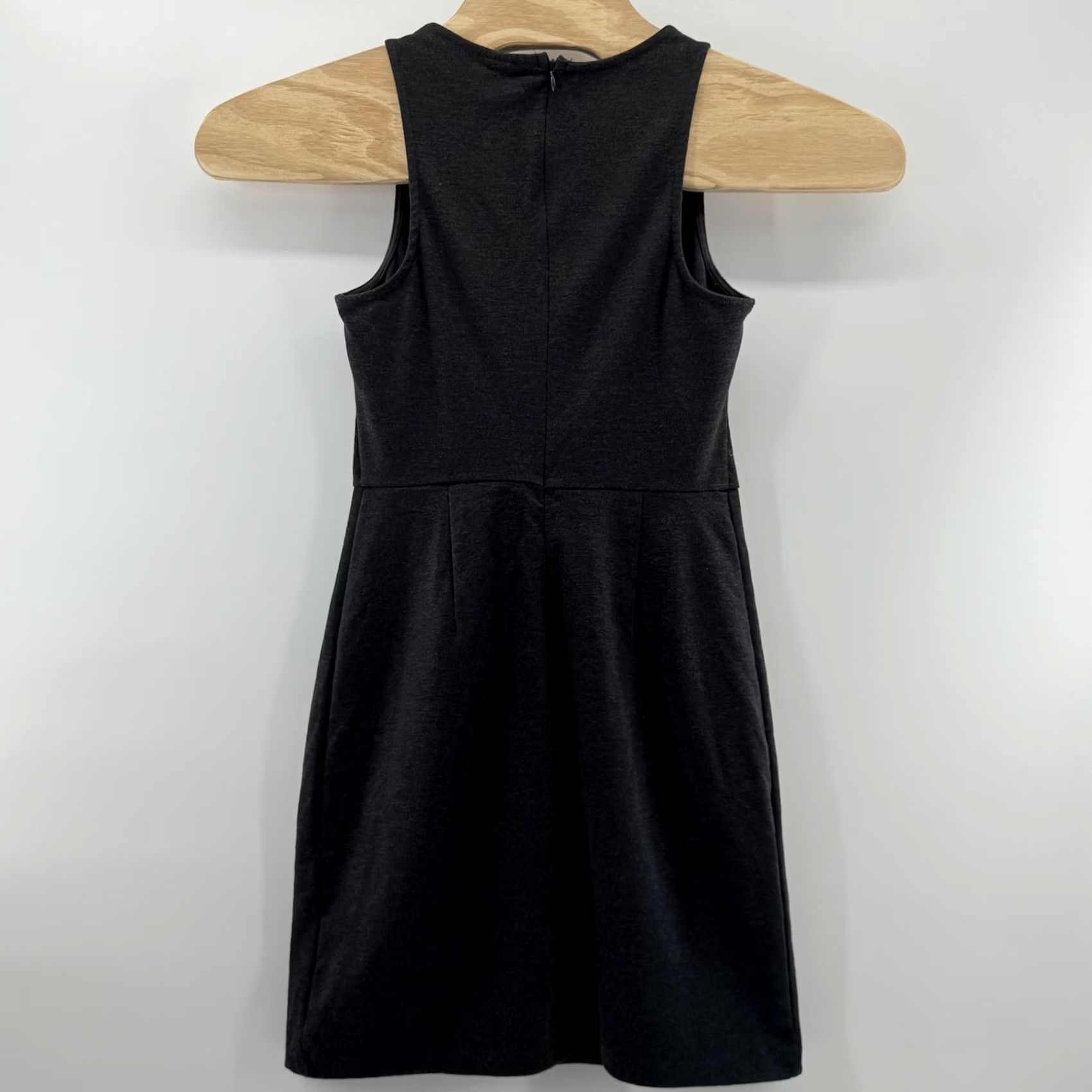 Old Navy Old Navy Dress Women S Dark Grey SL Ponte Slub Sleeveless Fitted Classic Office Dress Size S / US 4 / IT 40 - 3 Thumbnail