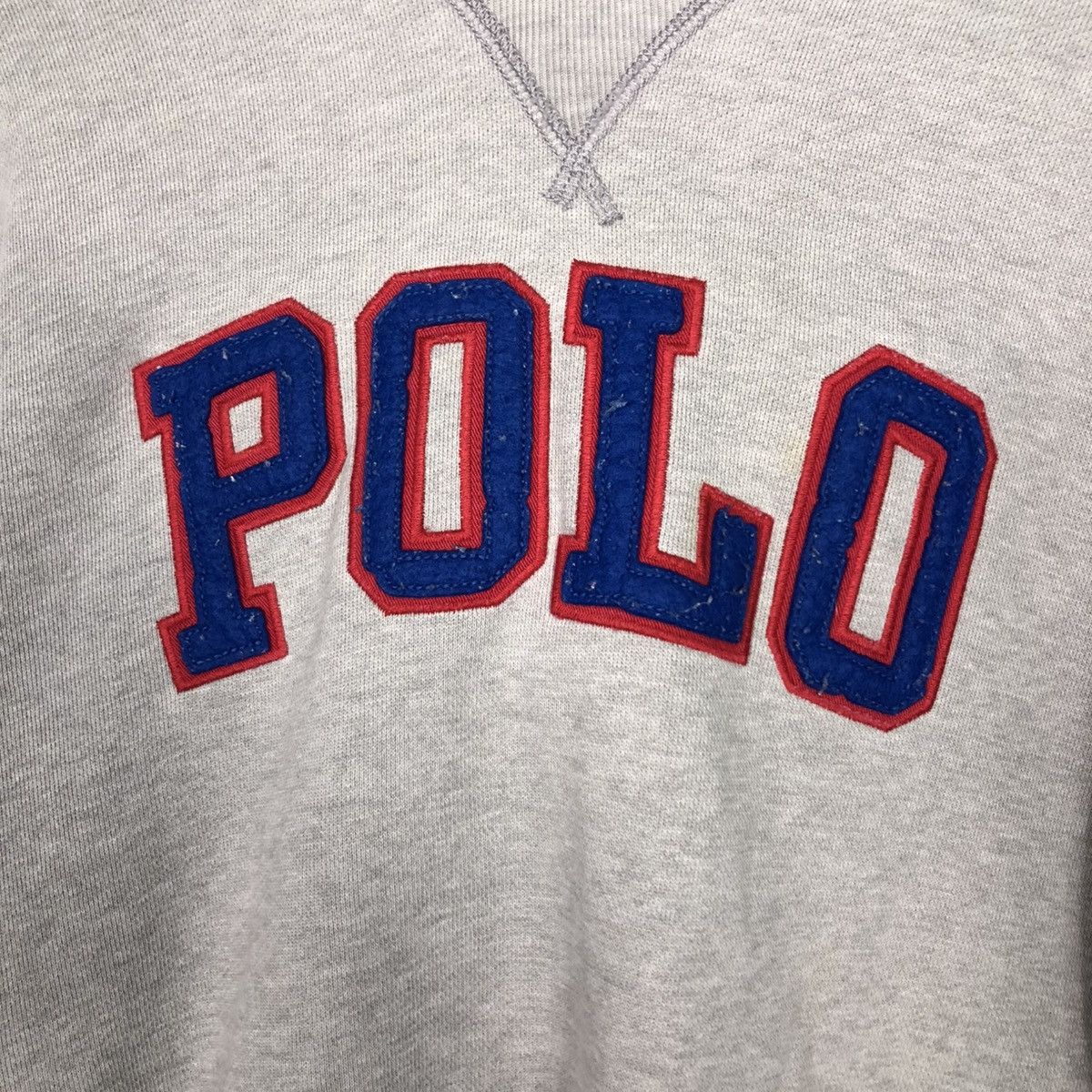 Polo Ralph Lauren 🔥VINTAGE HOODIE PULL OVER POLO RALPH LAUREN BIG LOGO SPELL Size US L / EU 52-54 / 3 - 17 Thumbnail