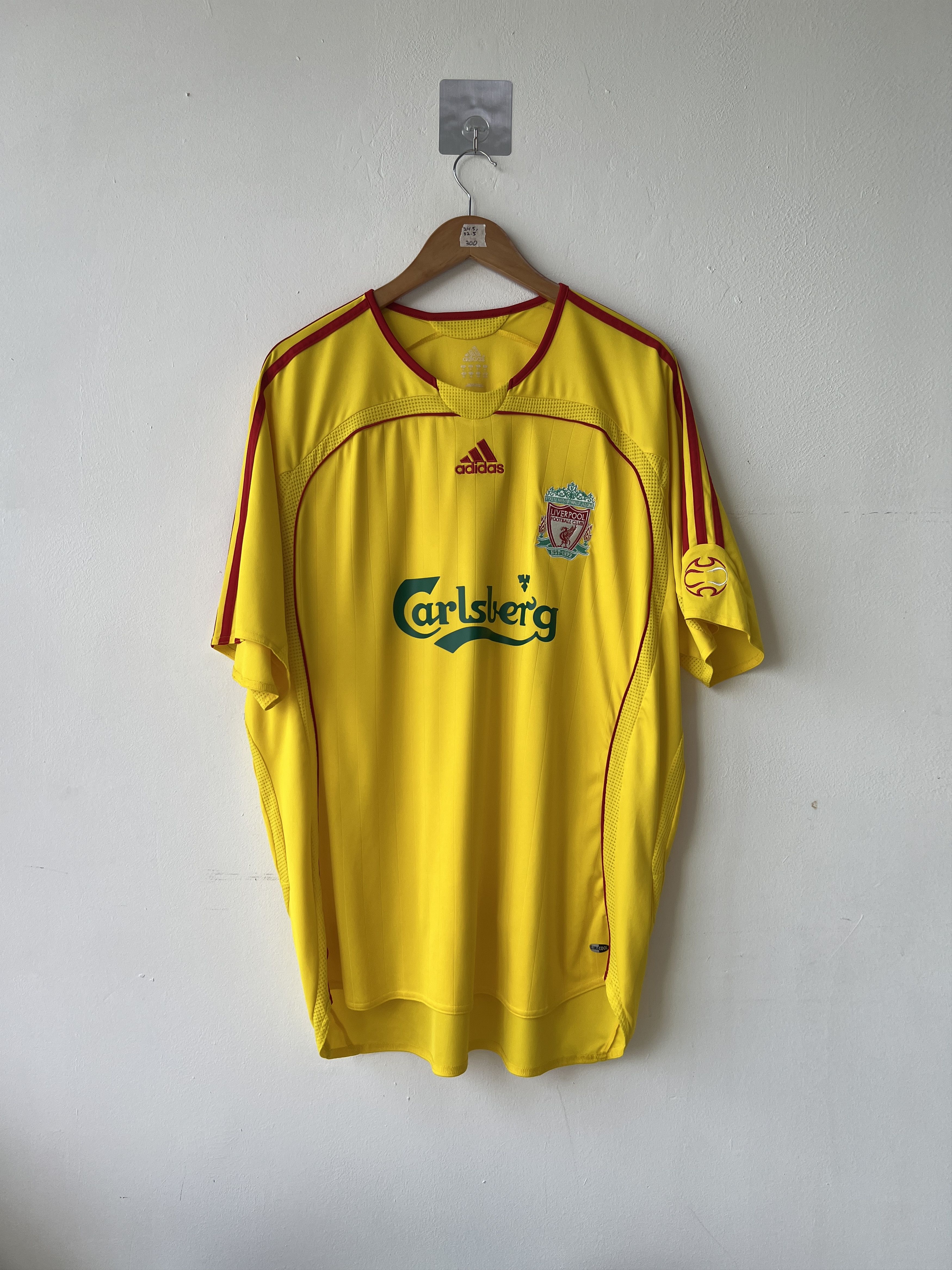 Adidas (XL) Liverpool 2006-07 Away Kit Gerrard #8 Size US XL / EU 56 / 4 - 2 Thumbnail