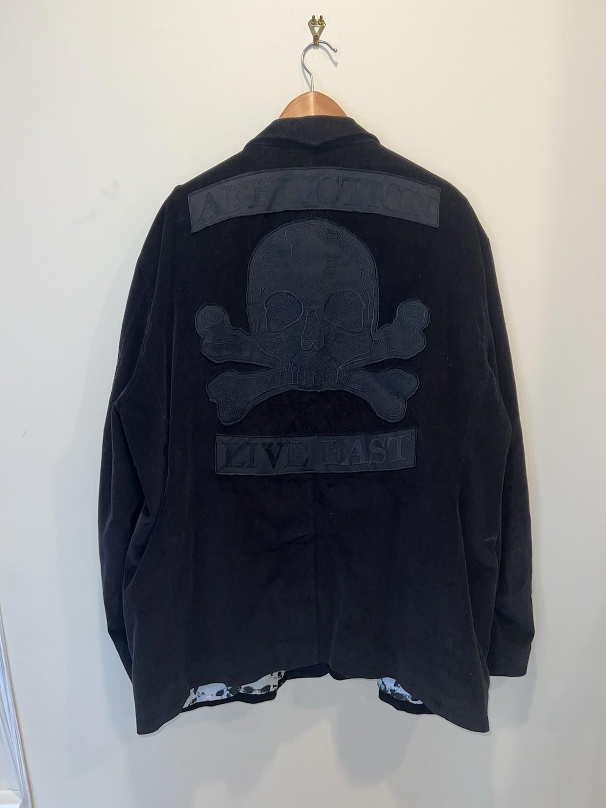 Affliction Affliction Black Corduroy Military Skull Blazer Mens Large Size US L / EU 52-54 / 3 - 2 Thumbnail