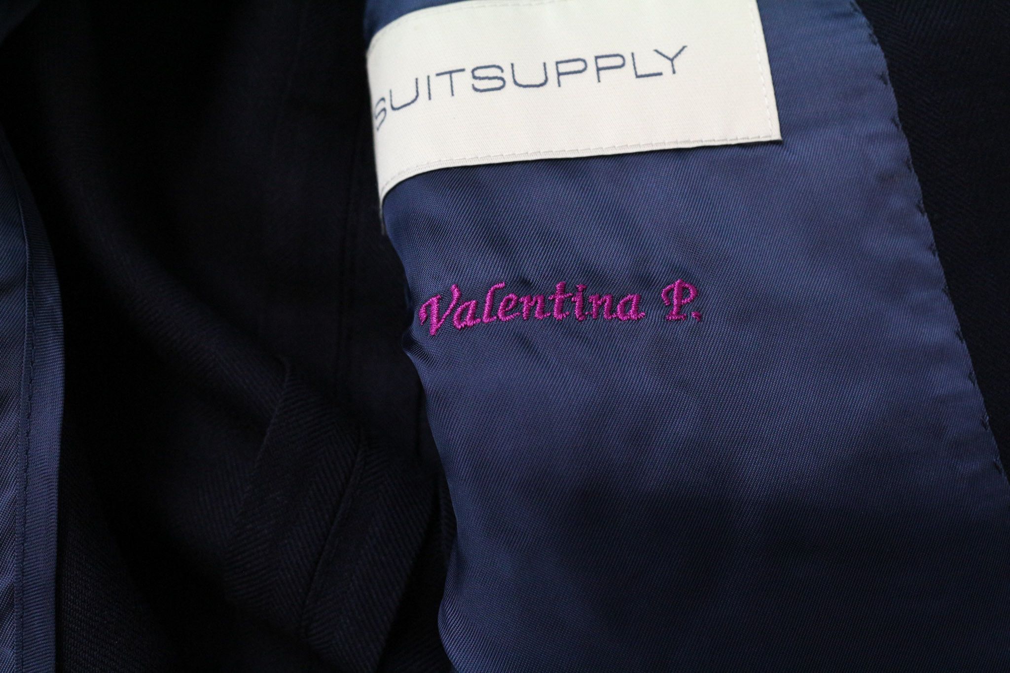 Suitsupply LA SPALLA UK32R Blue Wool Silk Linen Suit 74636 Size 34S - 10 Thumbnail