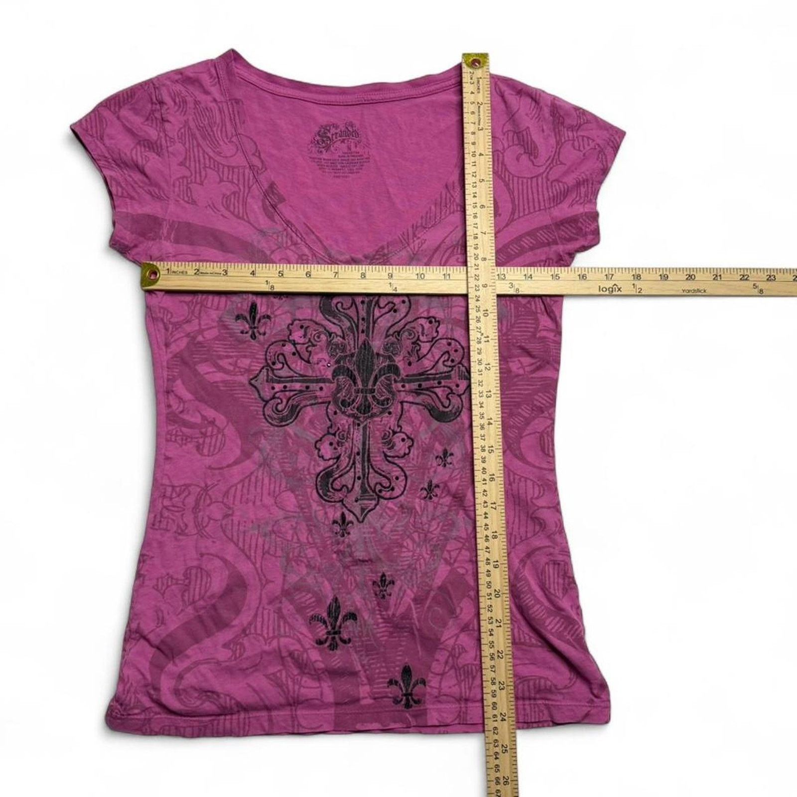 Affliction Stranded Y2K Gothic Grunge Early 2000s Pink Styled 100% M Size M / US 6-8 / IT 42-44 - 7 Thumbnail