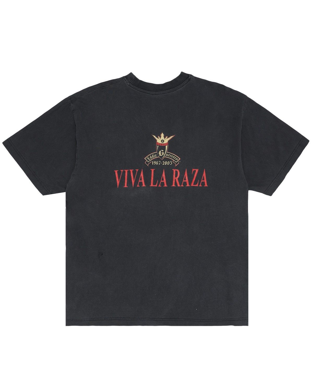 Vintage trashed faded Eddie Guerrero “Viva La Raza” Tee erd Size US M / EU 48-50 / 2 - 2 Thumbnail