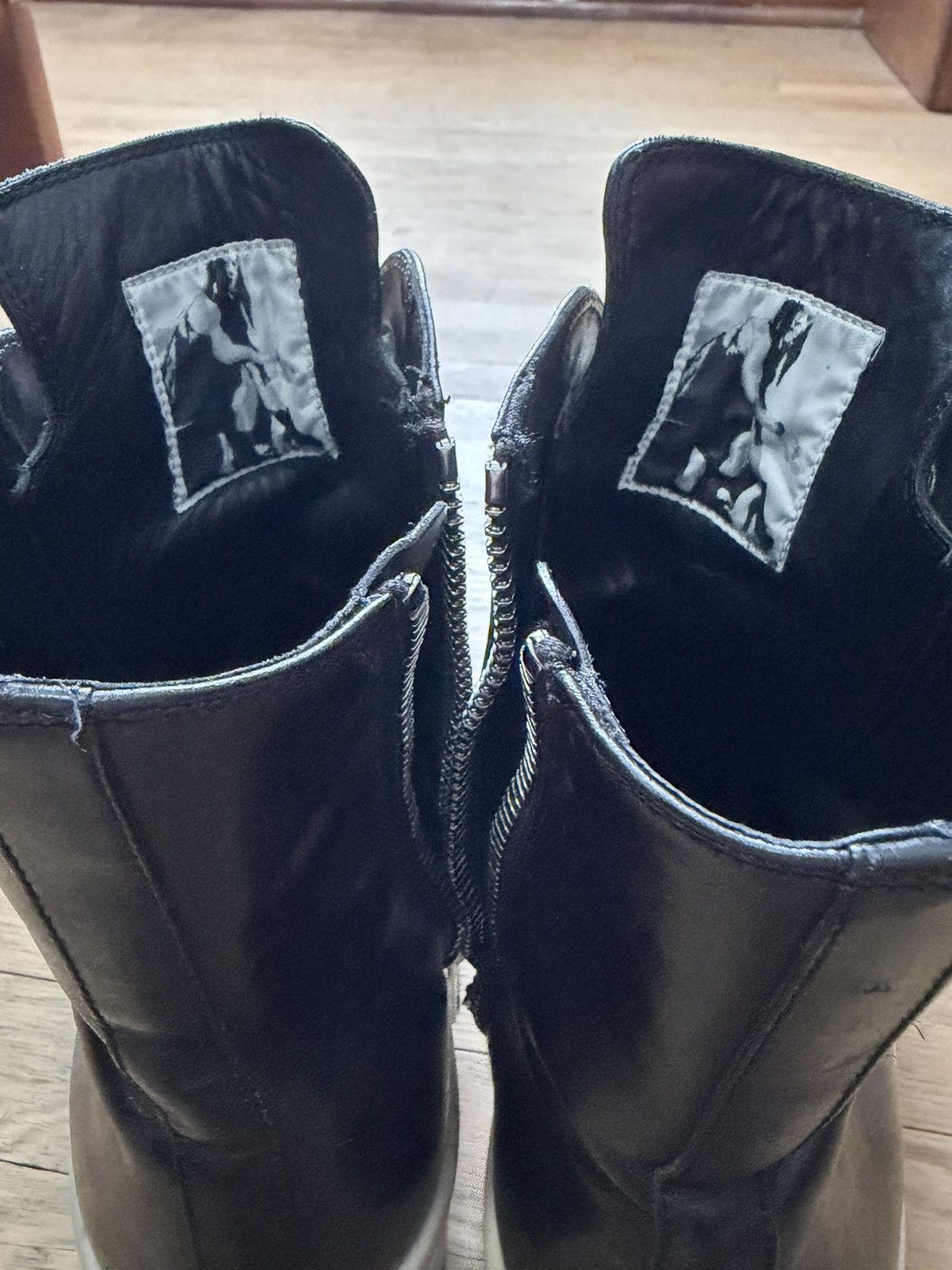 Rick Owens rick owens ramones (horse leather) sz42 Size US 9 / EU 42 - 3 Thumbnail