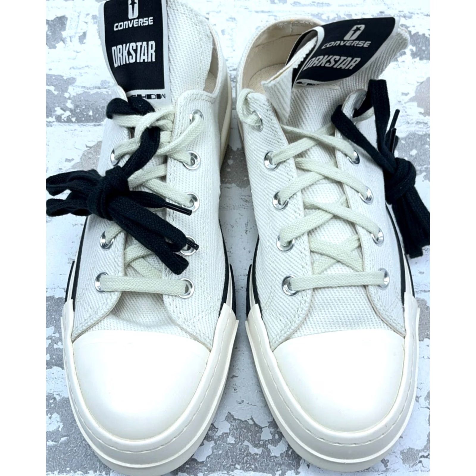 Converse Converse Rick Owens x DRKSHDW DRKSTAR Chuck 70 Low Sneaker Men 6.5 Women 8.5 White Size US 7 / IT 37 - 7 Thumbnail