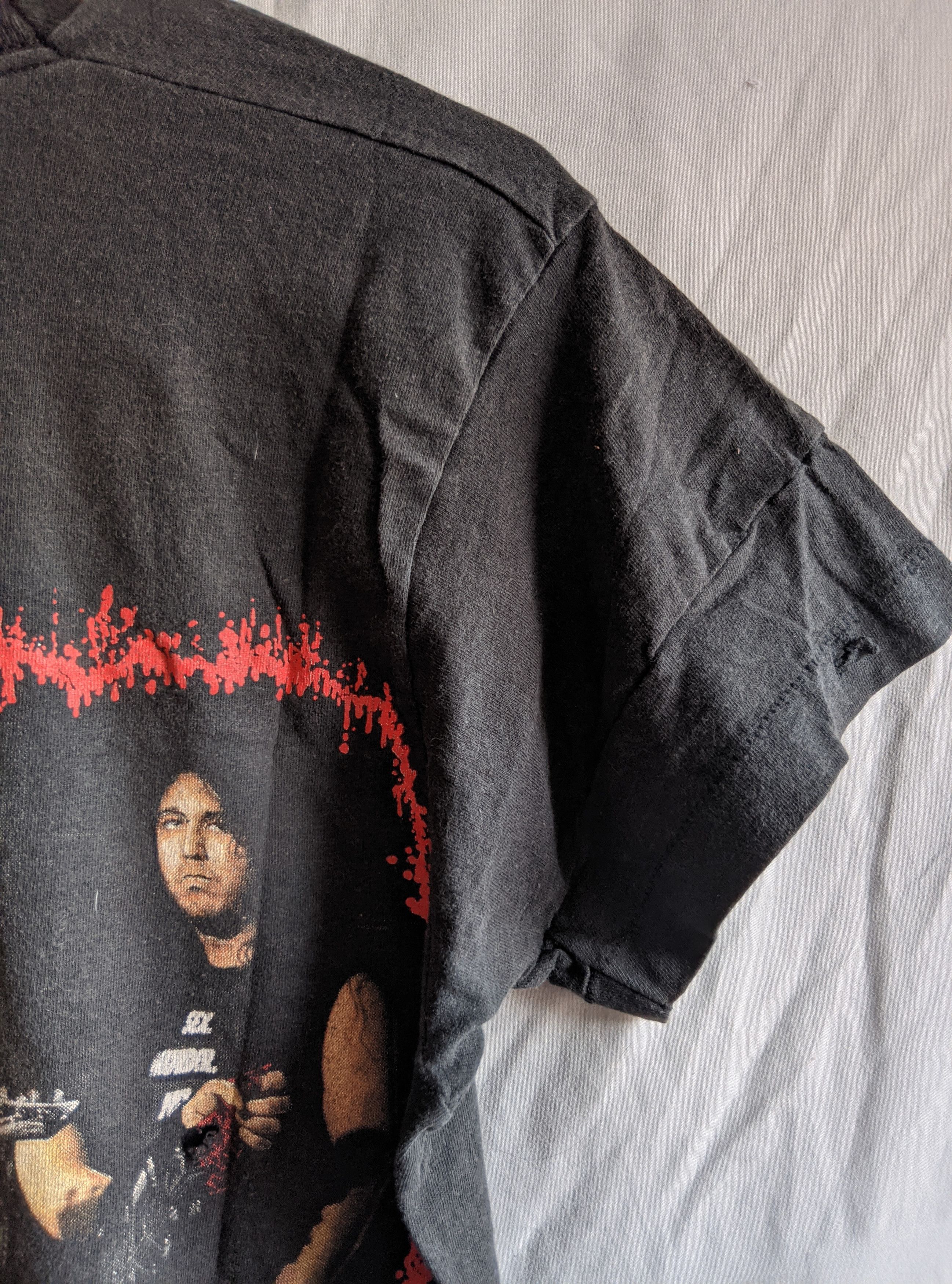Vintage Vintage 1990 Slayer roots of all evil metal t shirt Size US M / EU 48-50 / 2 - 5 Thumbnail