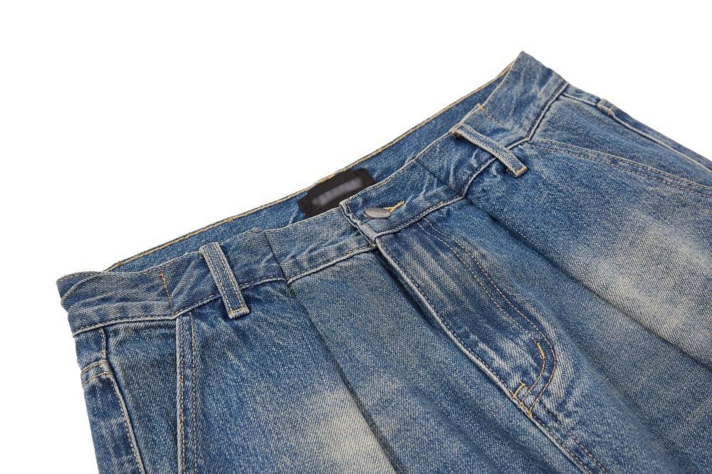 Vintage Punk washed men's distressed loose jeans y2k Size US 32 / EU 48 - 3 Thumbnail