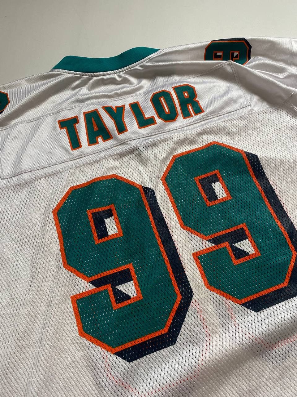 NFL × Vintage Taylor Vintage Reebok Miami Dolphins Jersey Size US XL / EU 56 / 4 - 2 Thumbnail