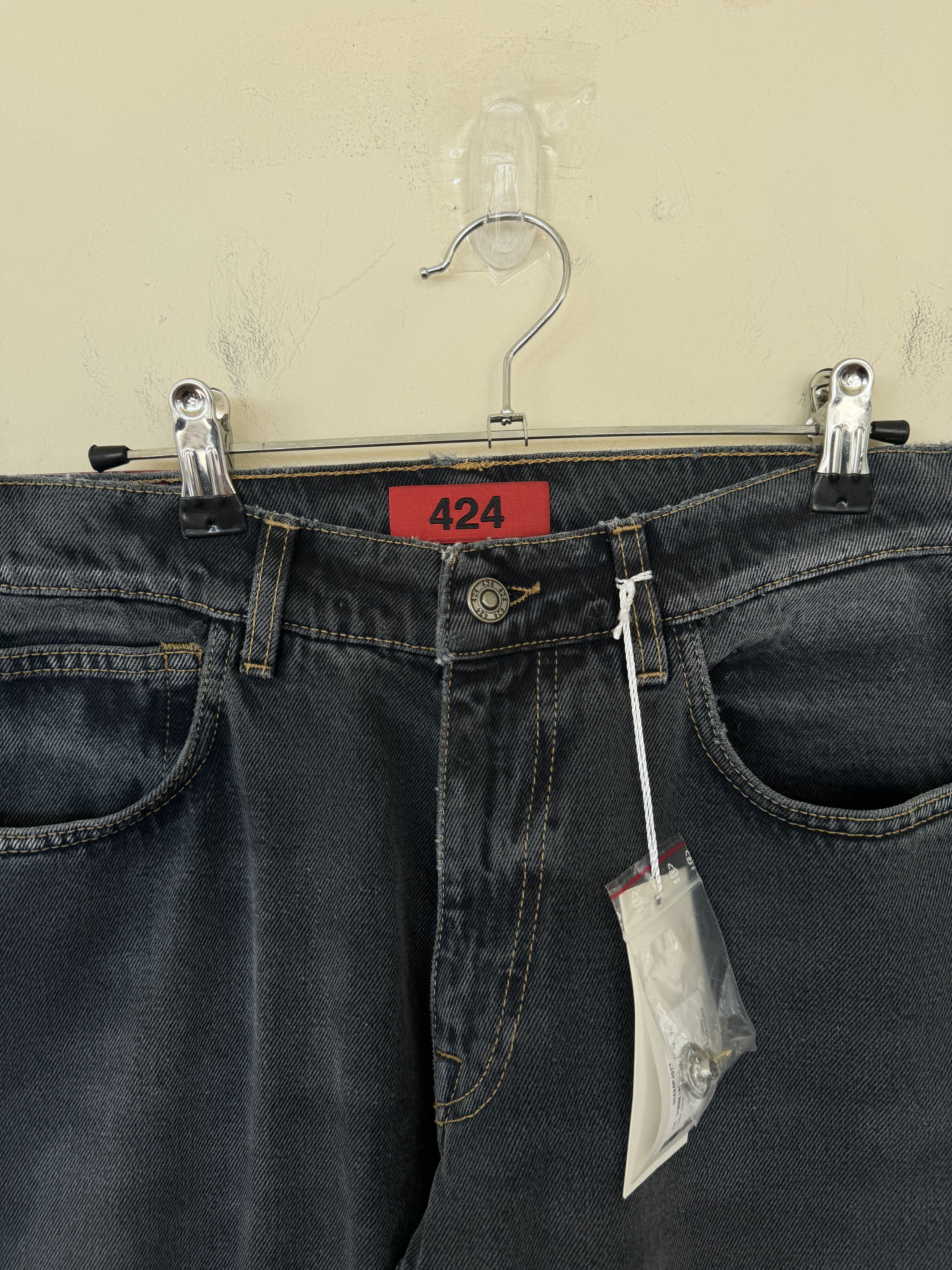 424 424 Gray Wash Denim NWT Size US 34 / EU 50 - 5 Thumbnail