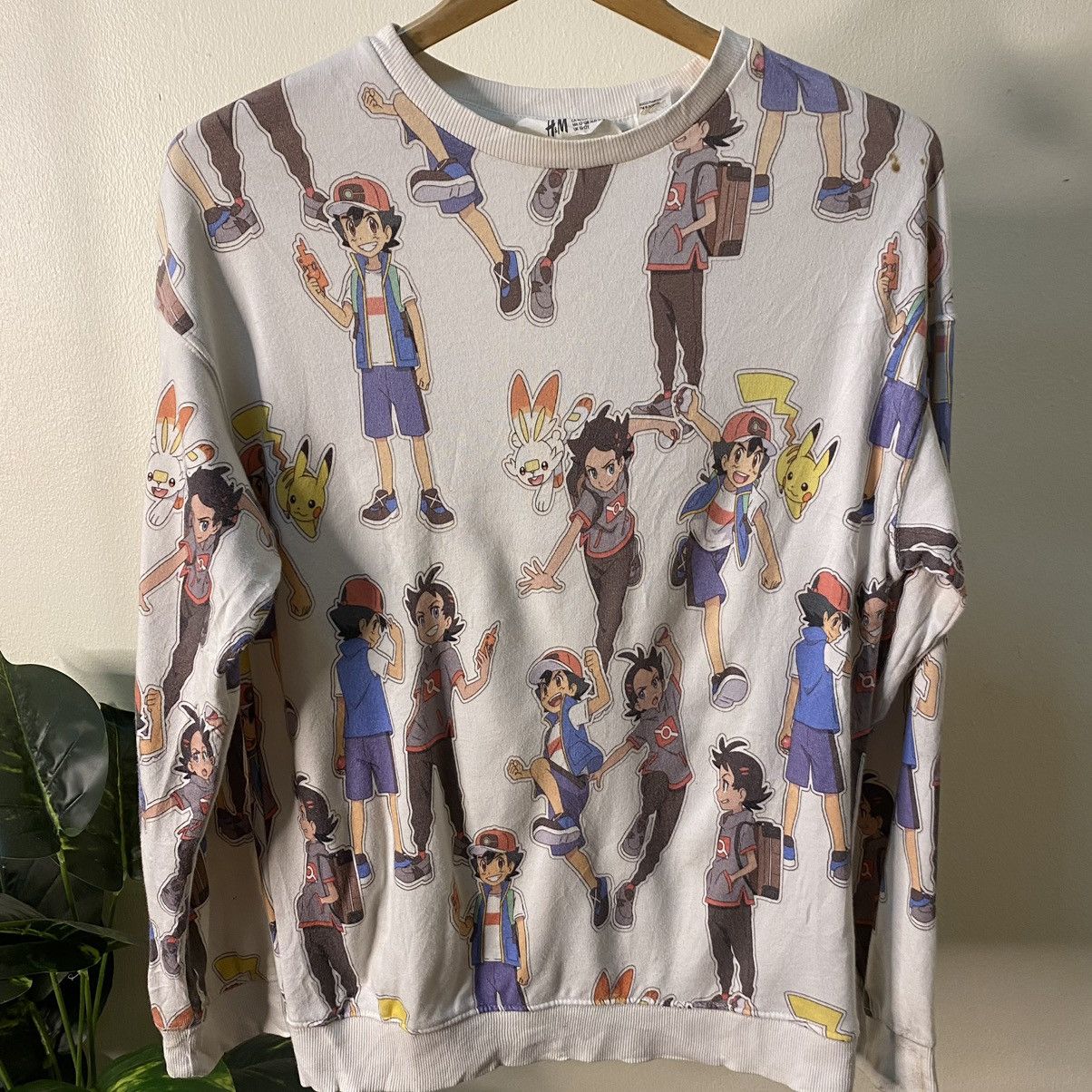 H&M × Nintendo × Pokemon Vintage Pokemon by Nintendo x H&M AOP Sweatshirt Size US S / EU 44-46 / 1 - 2 Thumbnail