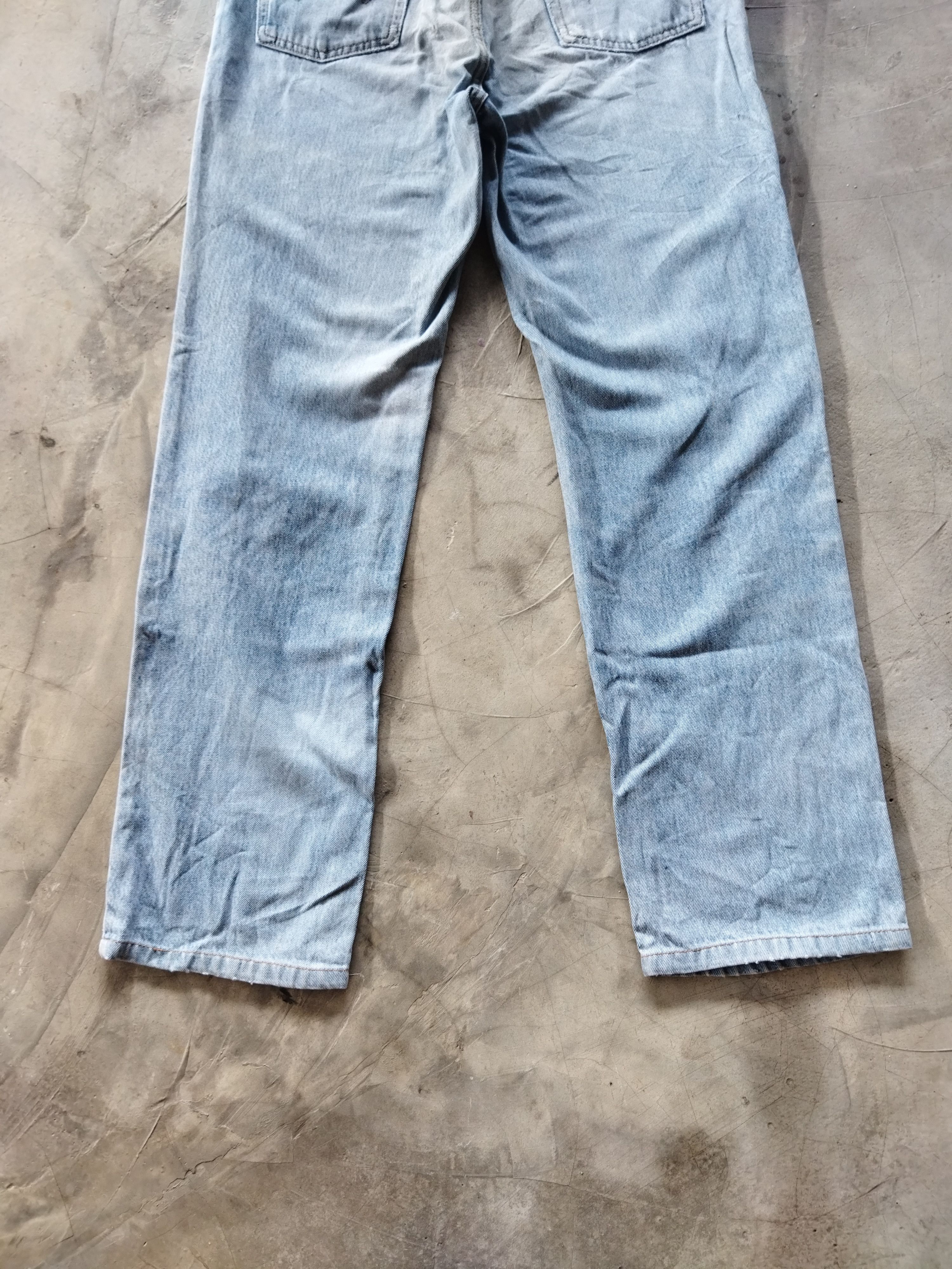 Edwin × Vintage VINTAGE EDWIN DISTRESSED LIGHT BLUE JEANS PANTS Size US 30 / EU 46 - 9 Thumbnail