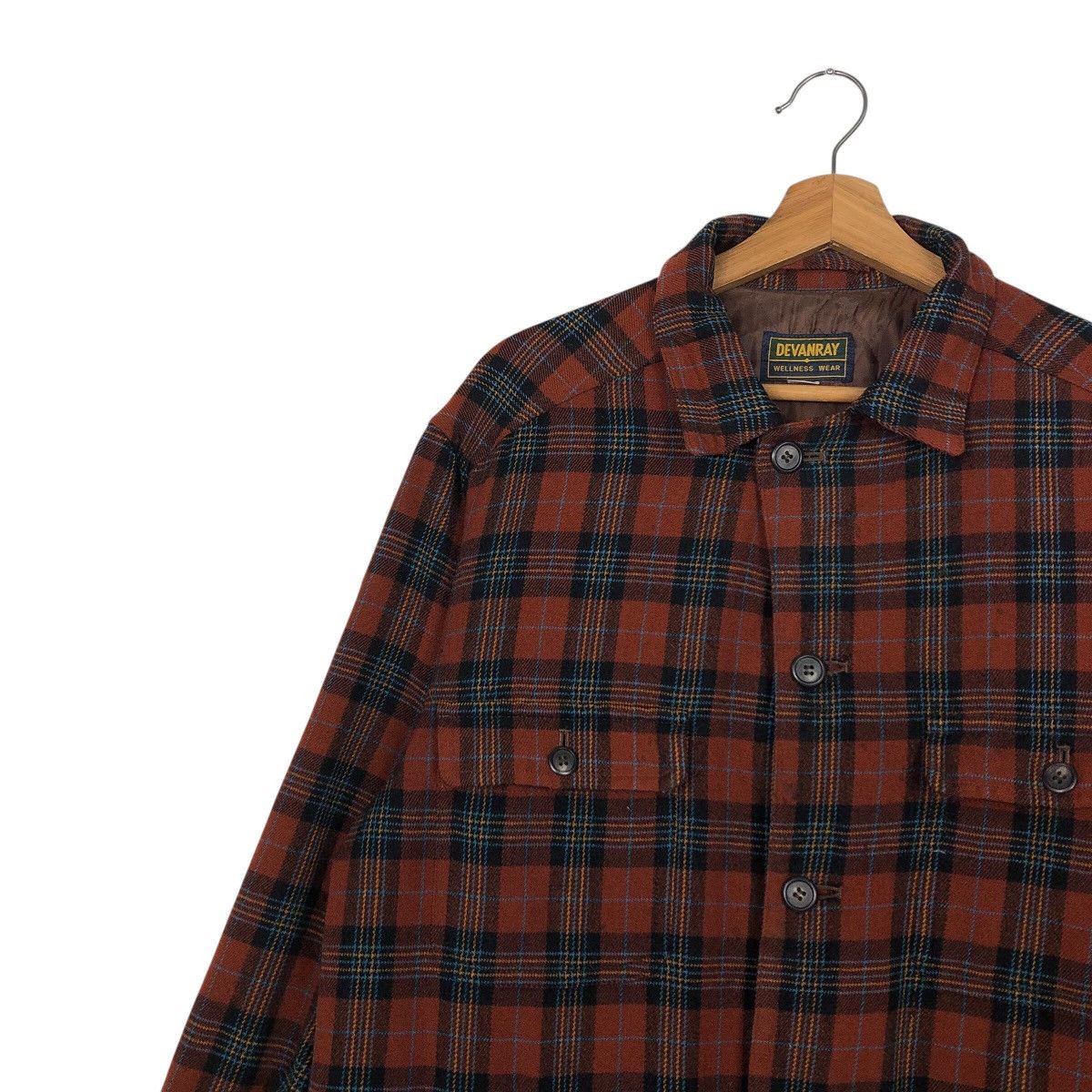 Japanese Brand 📌Vintage Wool Jacket Tartan Design Devanray Issey Miyake Size US M / EU 48-50 / 2 - 8 Thumbnail