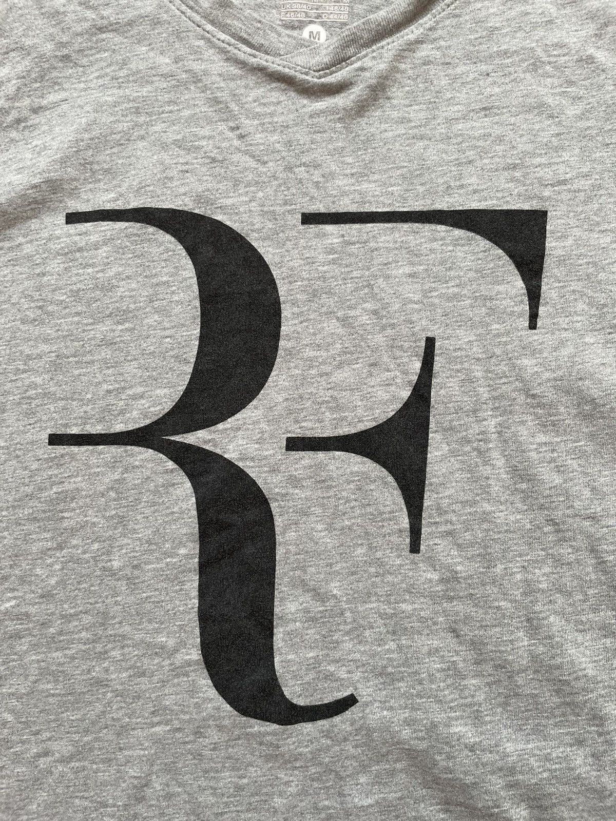 Nike × Vintage Vintage 2010 Nike Roger Federer RF Big Logo Tennis T-shirt Size US M / EU 48-50 / 2 - 6 Thumbnail