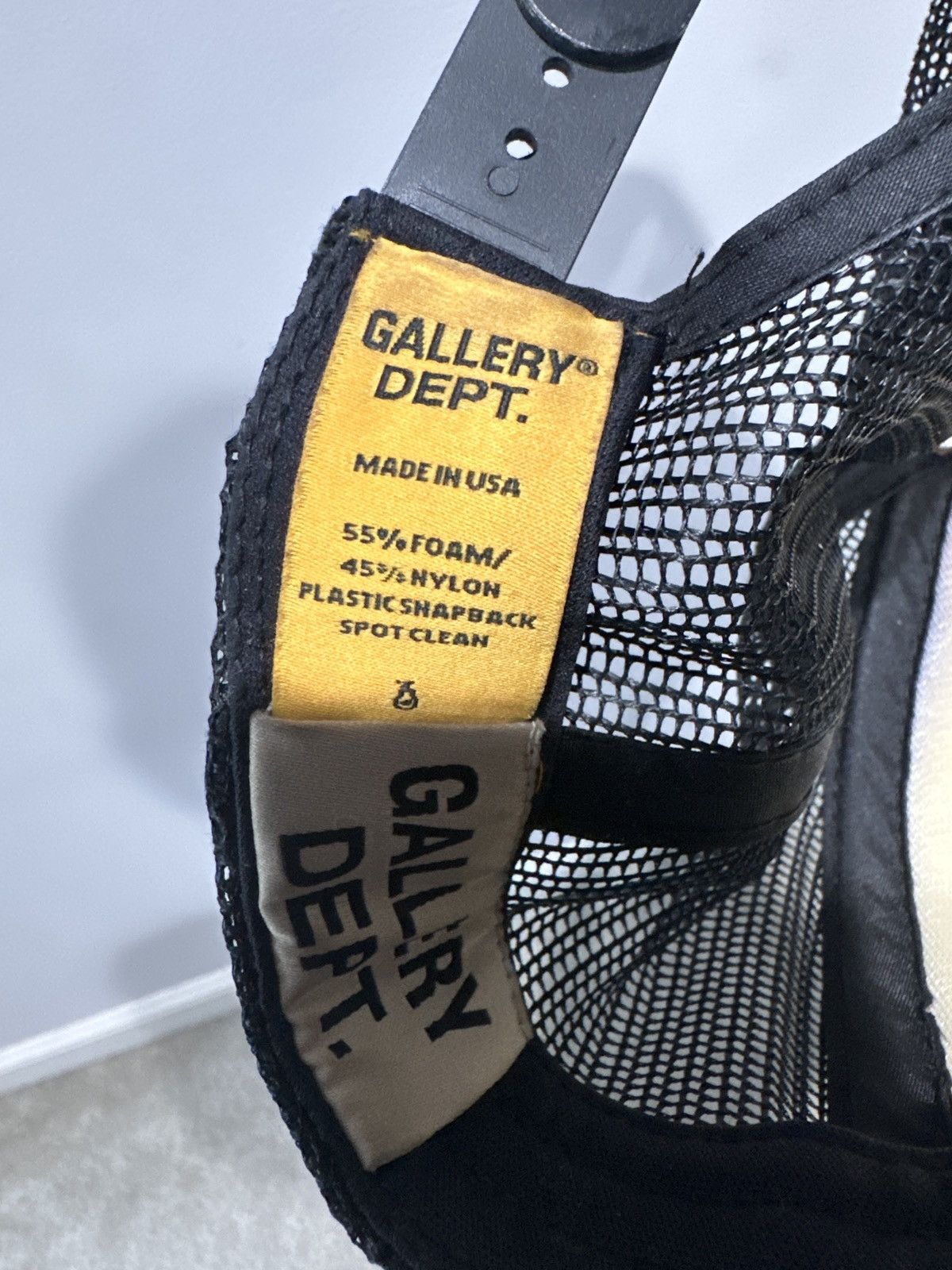 Gallery Dept. Gallery Dept. Trucker Cap ‘Black’ Size ONE SIZE - 7 Thumbnail