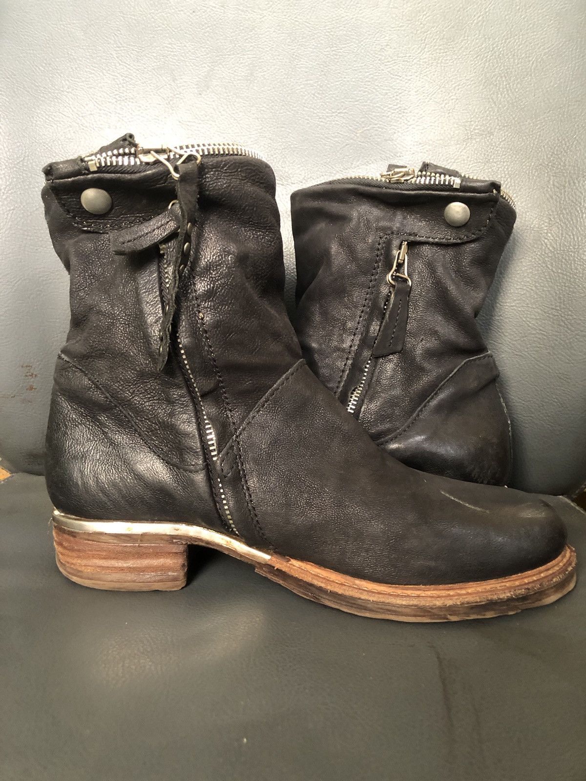 A.S.98 A.S 98 Black Calfskin Leather Women’s Boots Size 37 Size US 6.5 / IT 36.5 - 7 Thumbnail