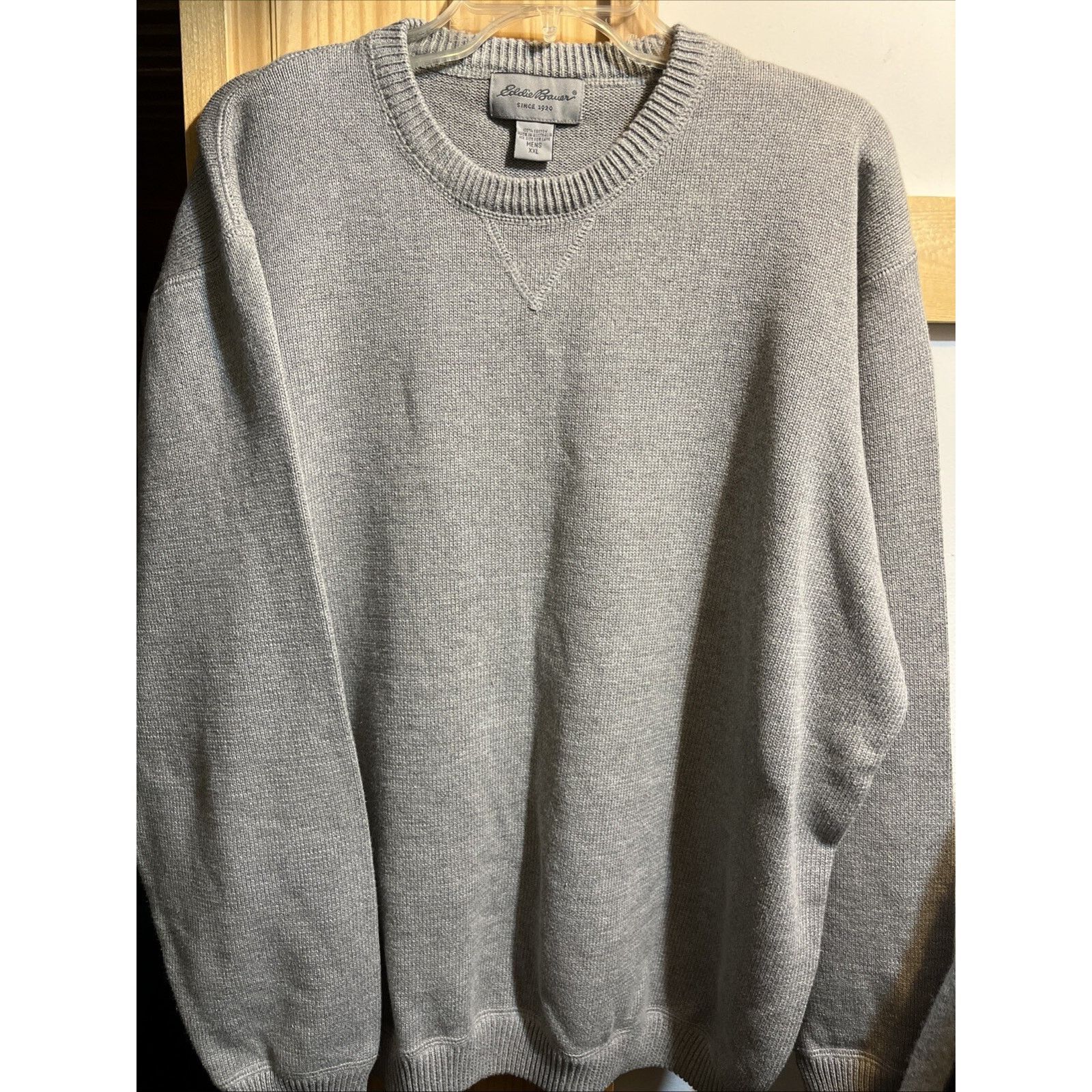 Eddie Bauer Eddie Bauer Sweater Mens XXL Gray Long Sleeve Cotton Sweater Size US XXL / EU 58 / 5 - 2 Thumbnail