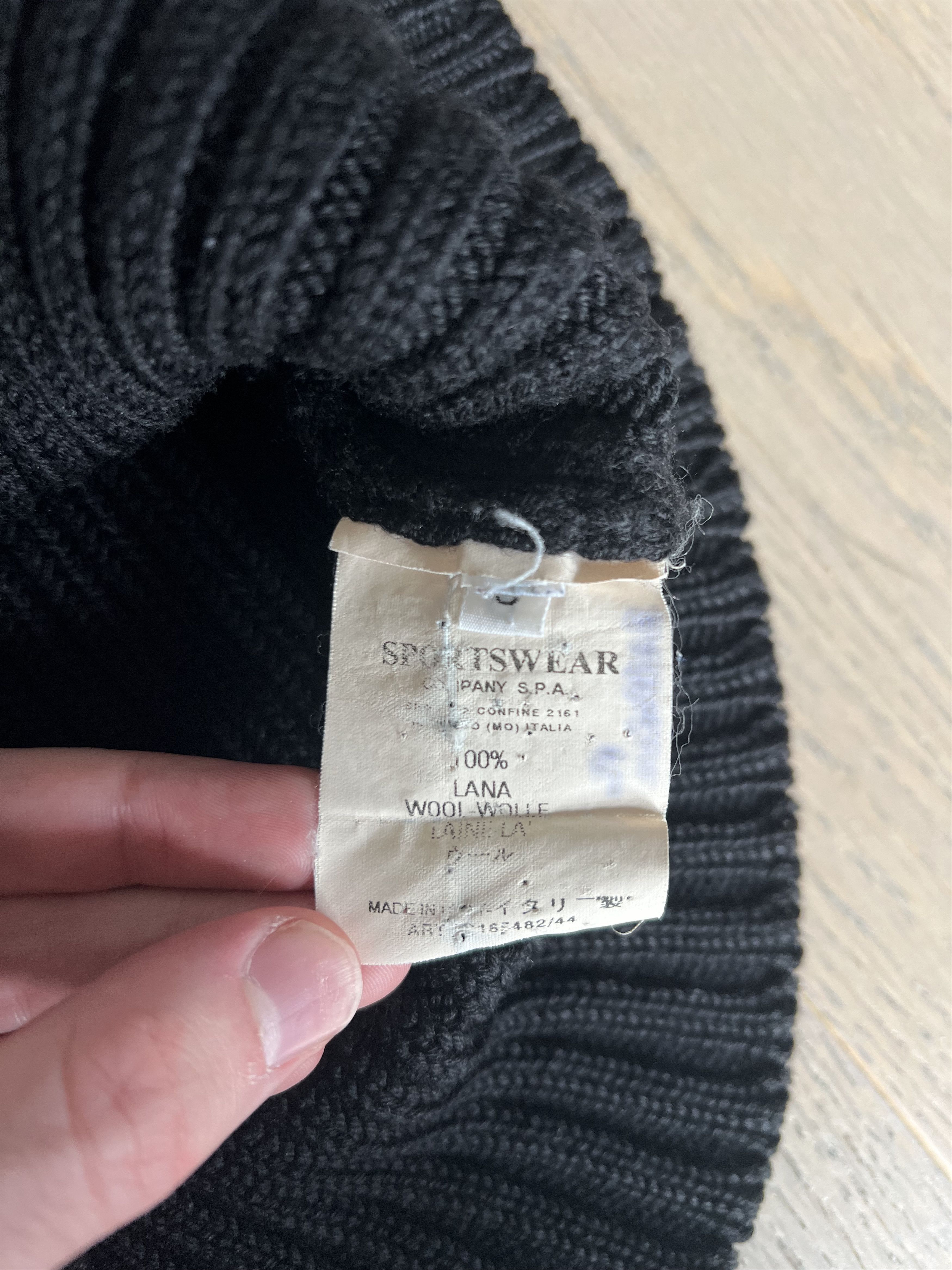 C.P. Company Vintage C.P. Company black wool turtleneck sweater. Size US M / EU 48-50 / 2 - 3 Thumbnail