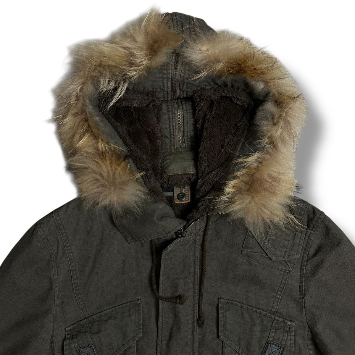 PPFM PPFM IfSixWasNine LGB Gorpcore Tactical Military Fur Jacket Size US L / EU 52-54 / 3 - 10 Thumbnail