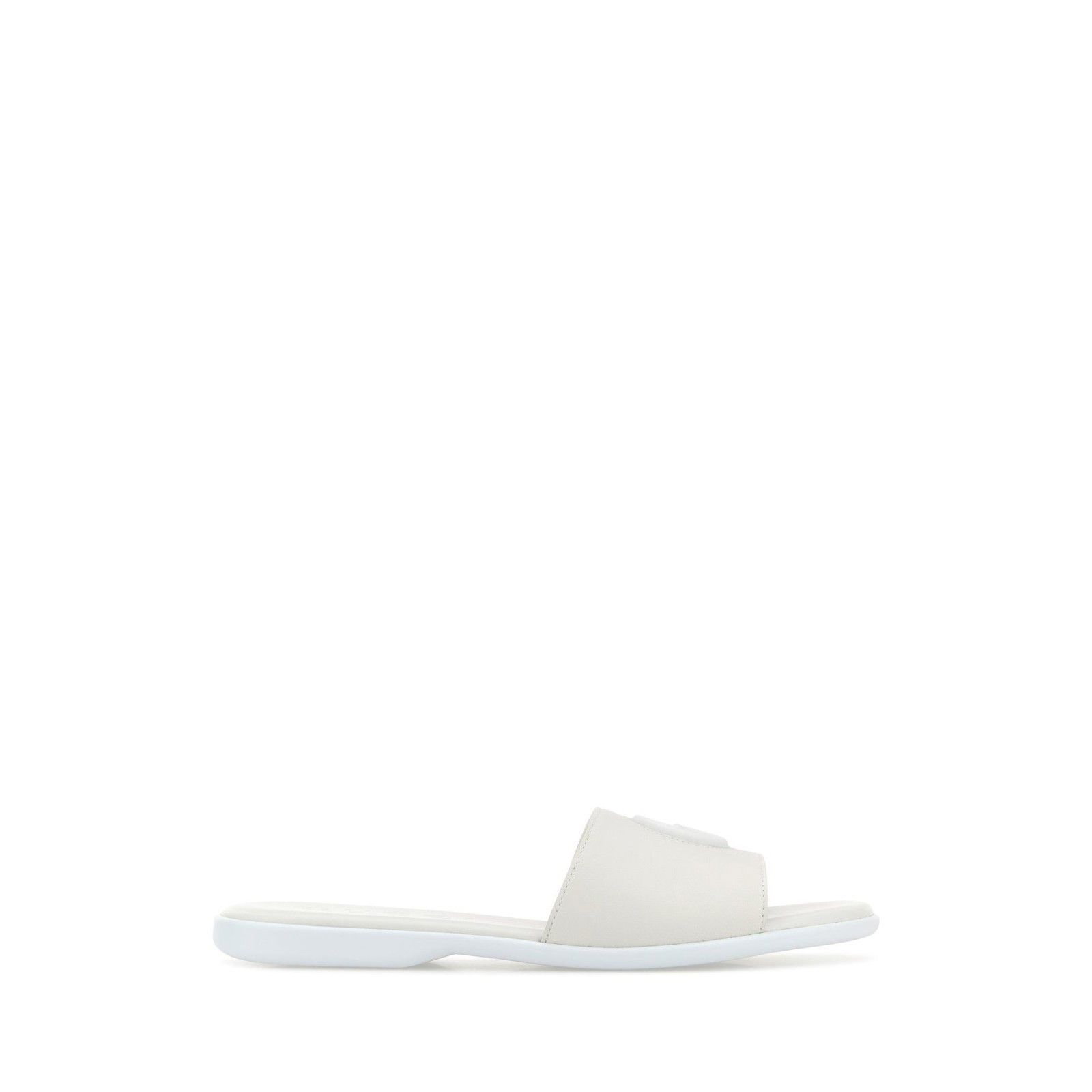 Gucci GUCCI Double G White Soft Nappa Leather Sandals New & Authen Size US 9 / IT 39 - 1 Thumbnail