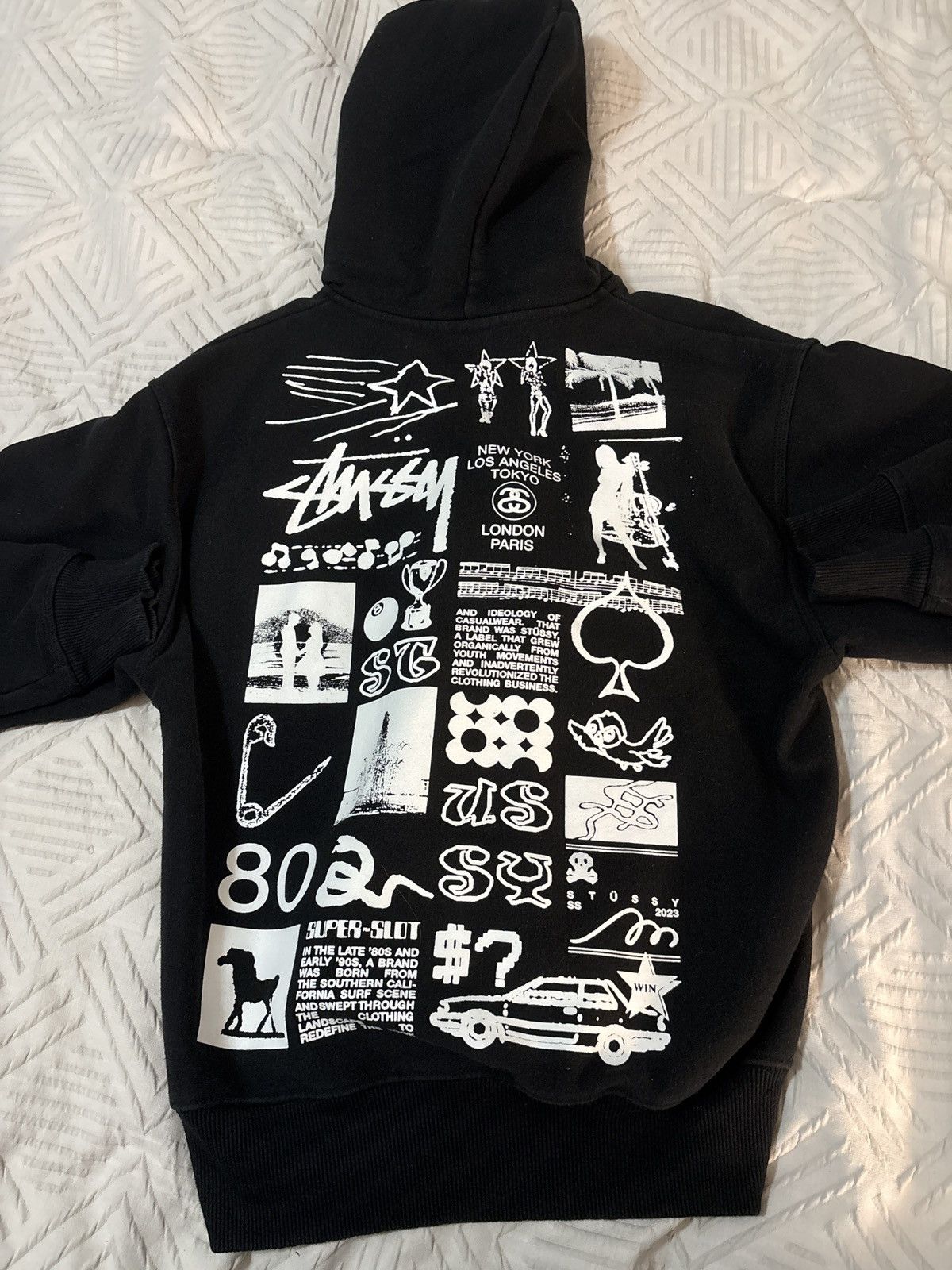 Stussy Stussy Outline Zip Hoodie | Grailed