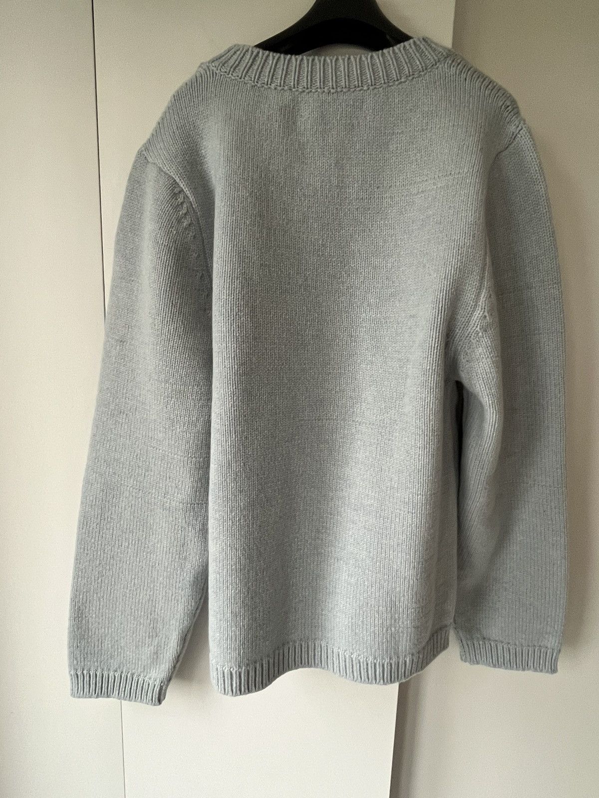 Raf Simons BNWT Raf Simons baby blue oversize faulty stitch sweater Size US S / EU 44-46 / 1 - 9 Thumbnail