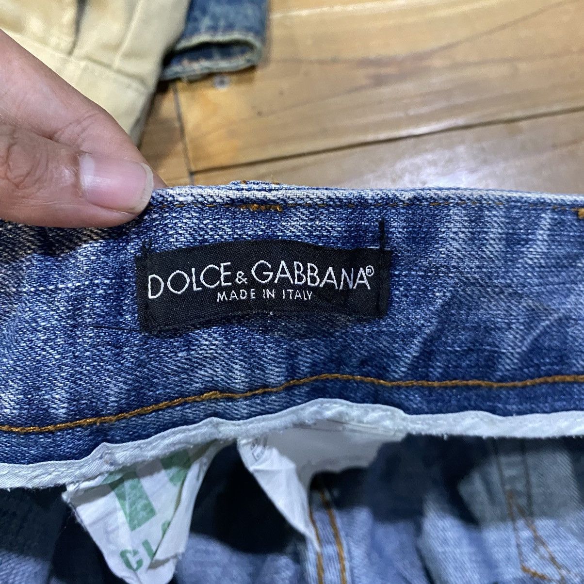 Dolce & Gabbana Vintage Y2K Dolce & Gabbana Straight Cut Denim Jeans Size US 36 / EU 52 - 15 Thumbnail