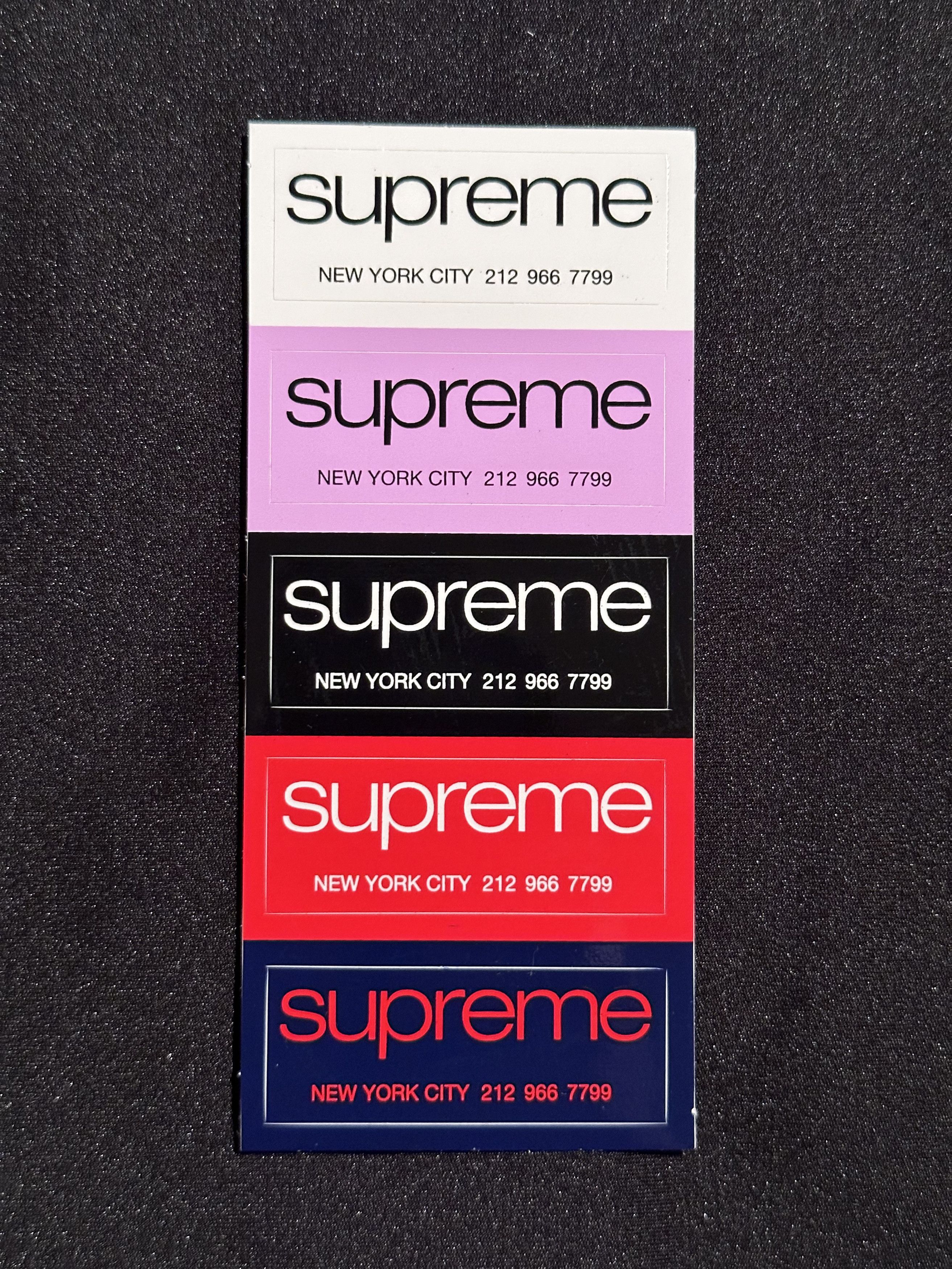 Supreme Supreme SS20 Shop Mini New York City NYC Stickers Size ONE SIZE - 1 Thumbnail