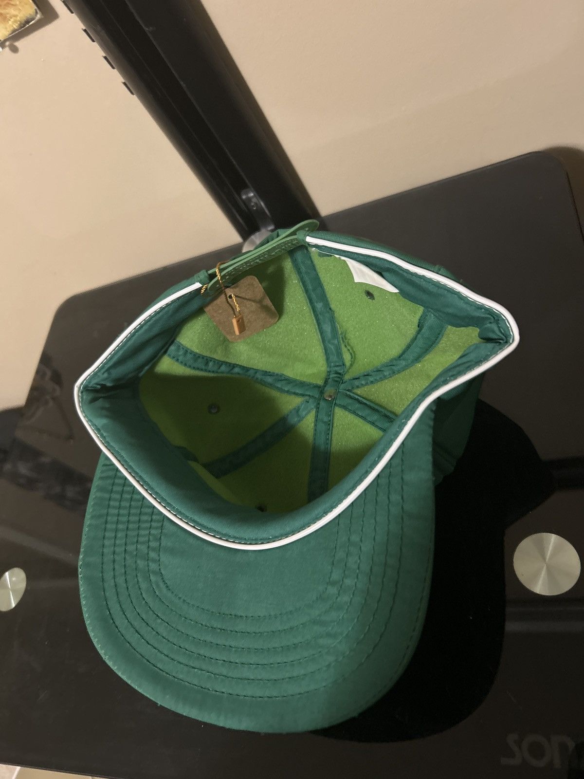 Vintage Vintage green trucker hat Size ONE SIZE - 2 Thumbnail