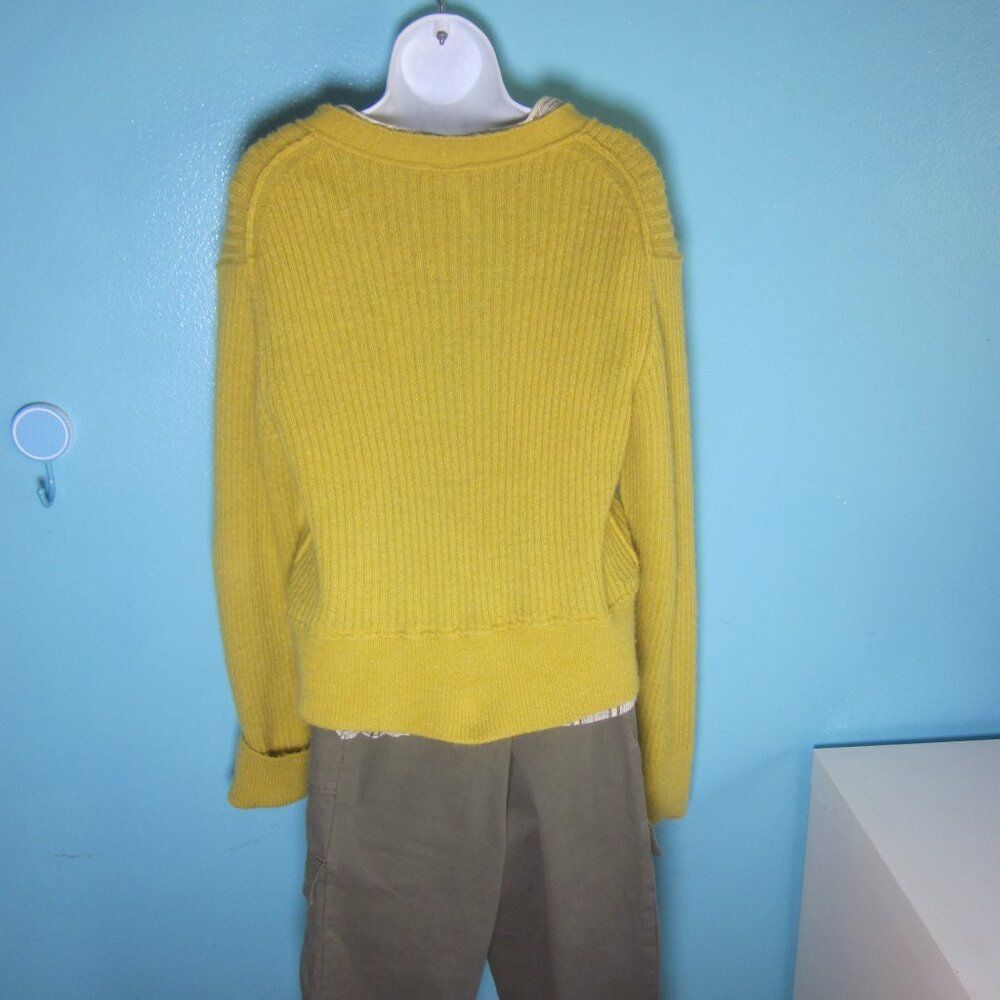 Free People Free People Womens Size L V-Neck Ribbed Button Up Mimosa Mus Size L / US 10 / IT 46 - 13 Thumbnail