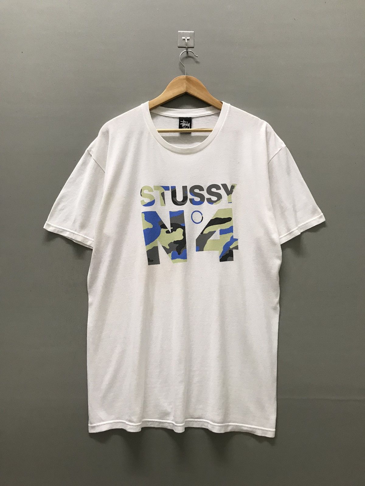 希少！STÜSSY N°4 KAMO BLOCK T - メルカリ