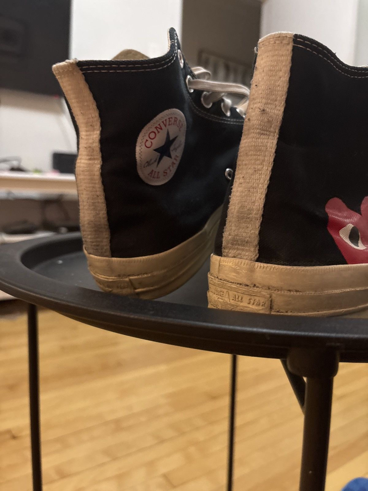 Comme des Garcons Comme Des Garçons Converse Black Chuck Taylor Size US 9.5 / EU 42-43 - 1 Thumbnail