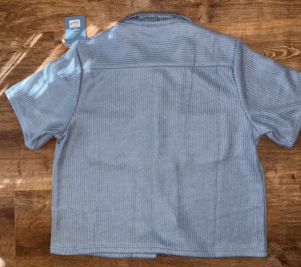 Lifted Anchors Lifted Anchors “Hustler’s” Sky blue knit top Size US M / EU 48-50 / 2 - 3 Thumbnail